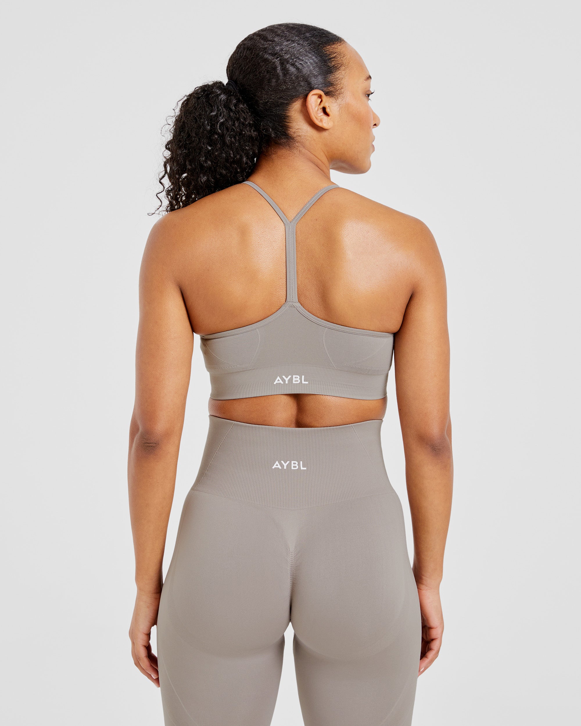 Empower Seamless Sports Bra - Taupe