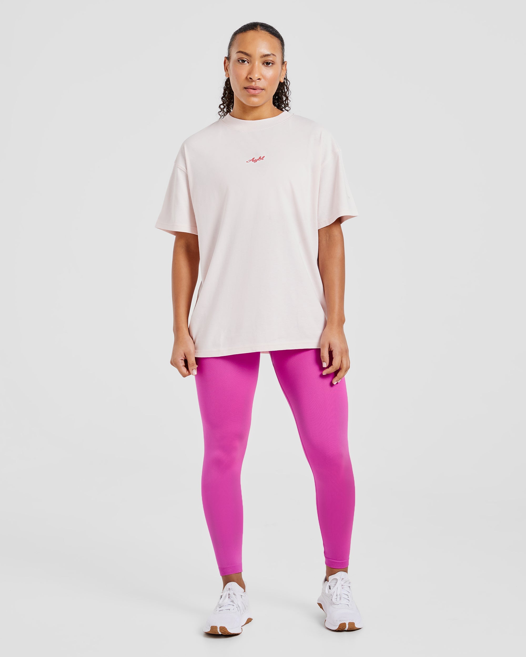 Swolemate Oversized T Shirt - Rosa