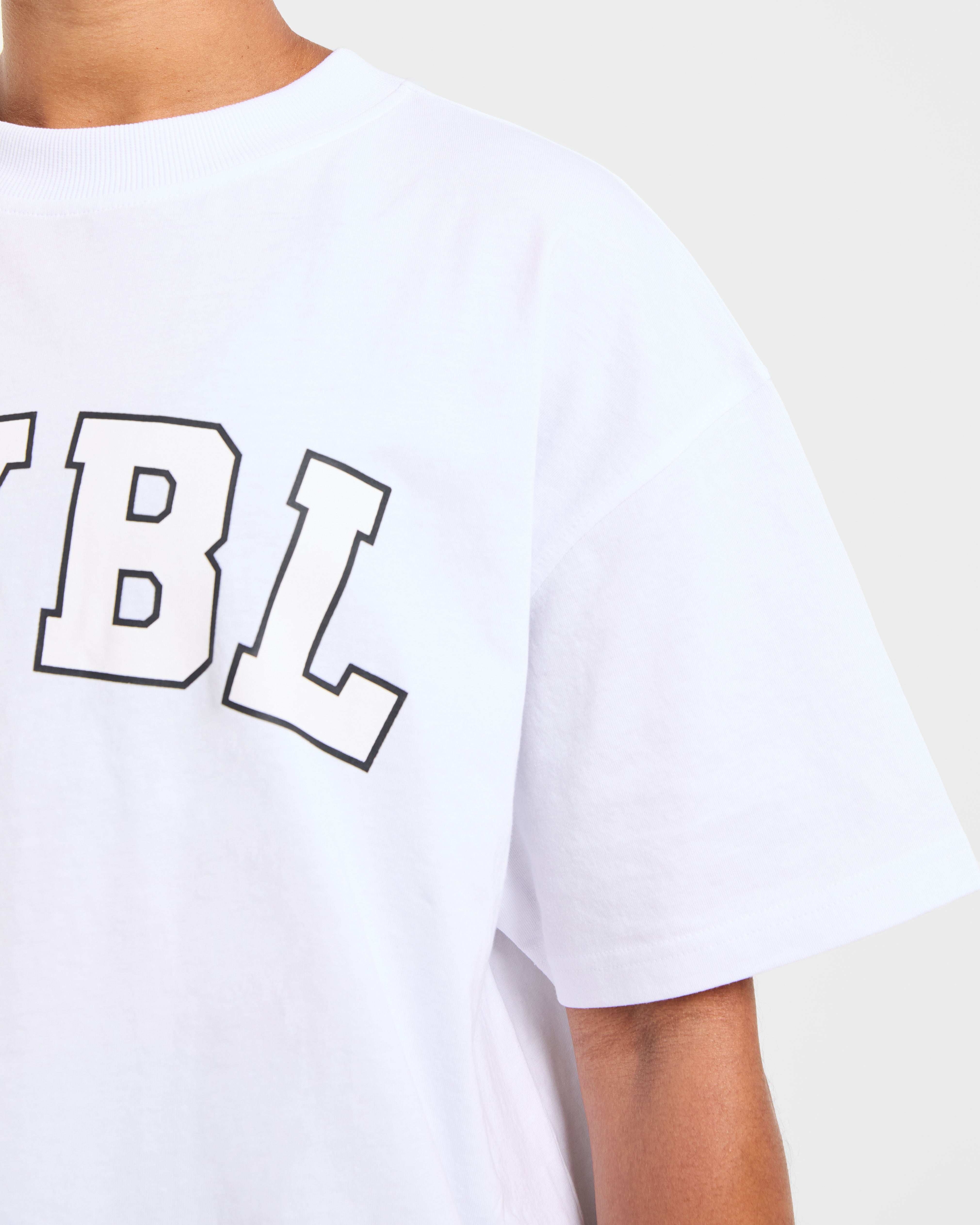 Varsity 2.0 Oversized T Shirt - Weiß