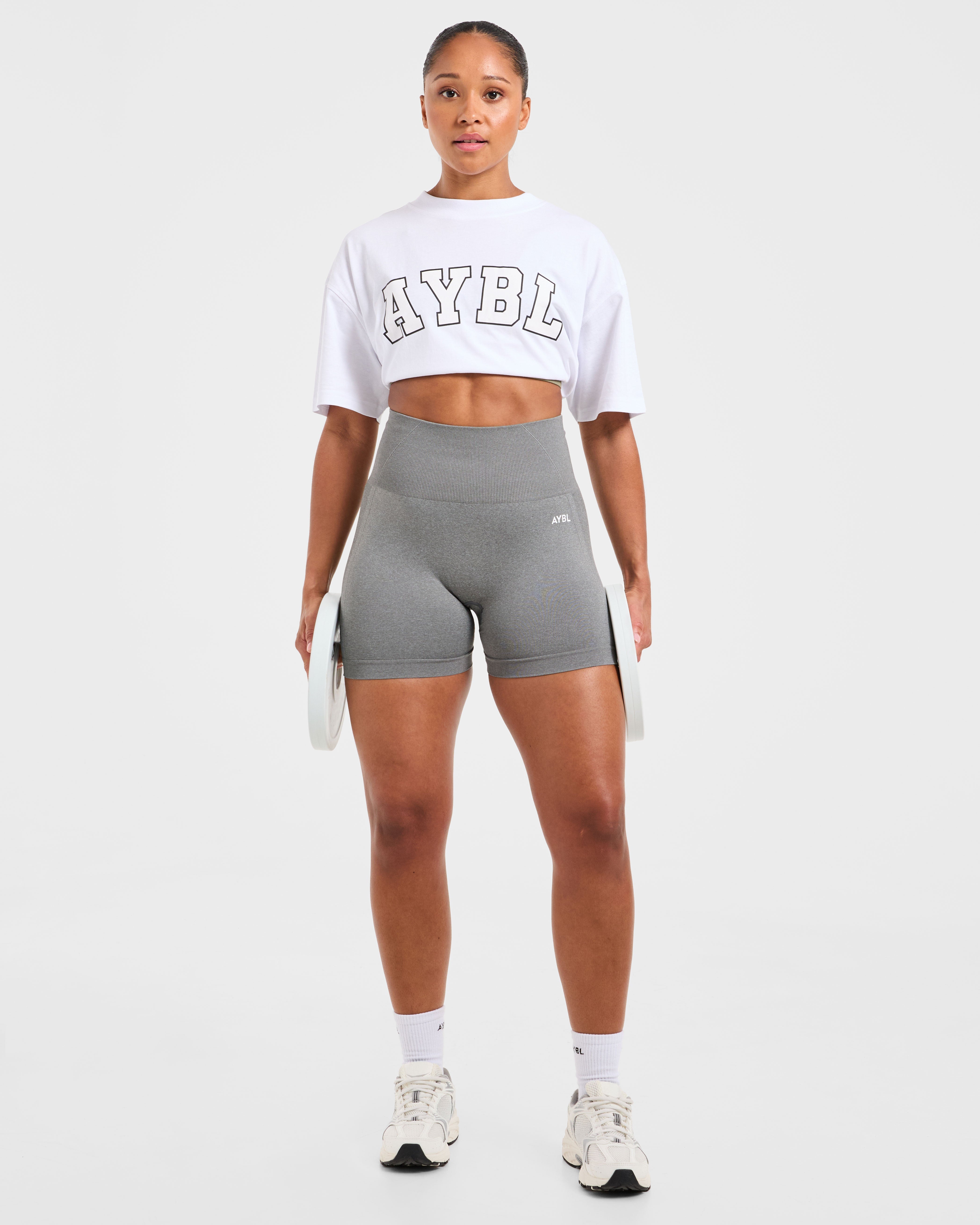 Varsity 2.0 Oversized T Shirt - Weiß