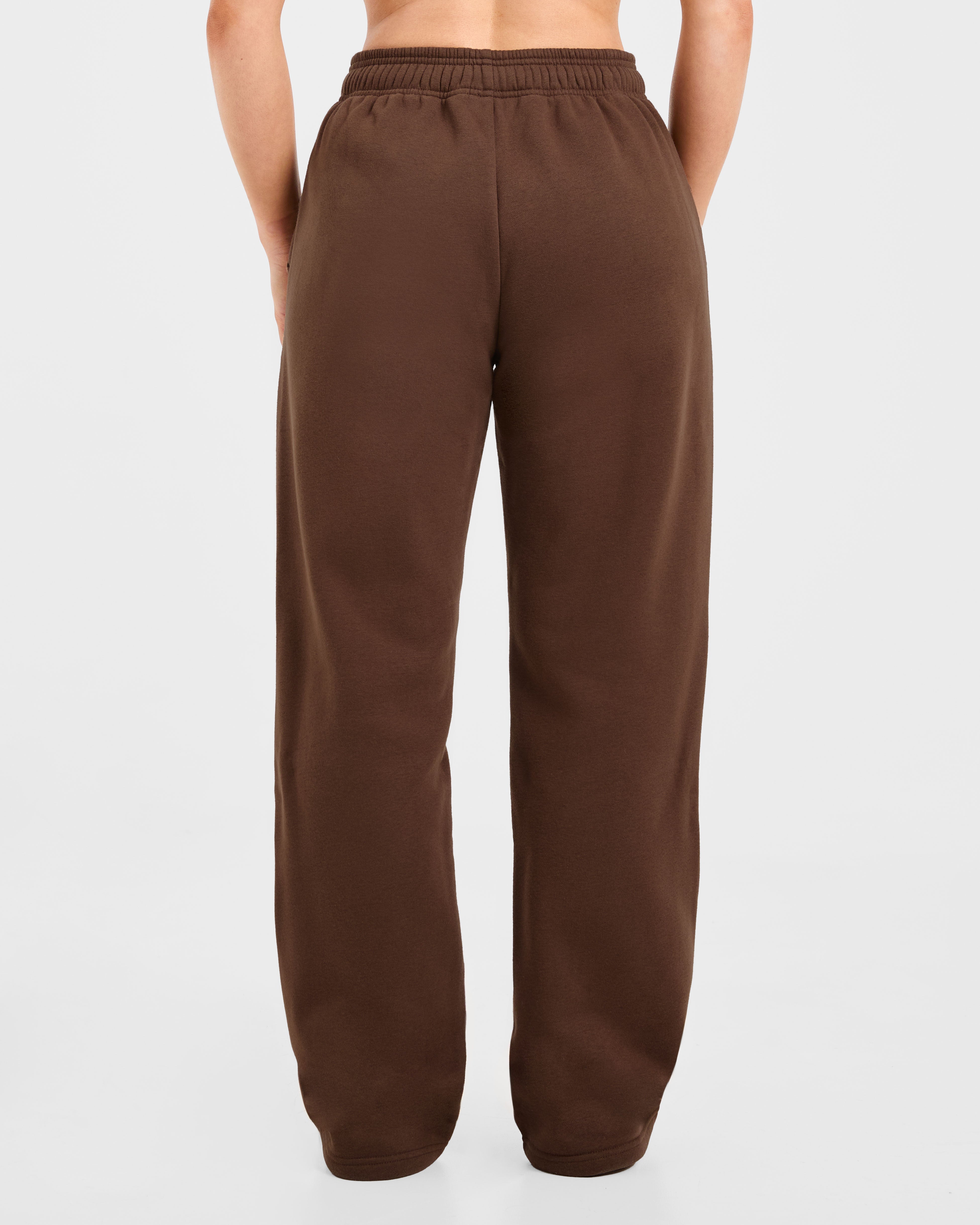 Varsity 2.0 Oversized Straight Leg Joggers - Braun