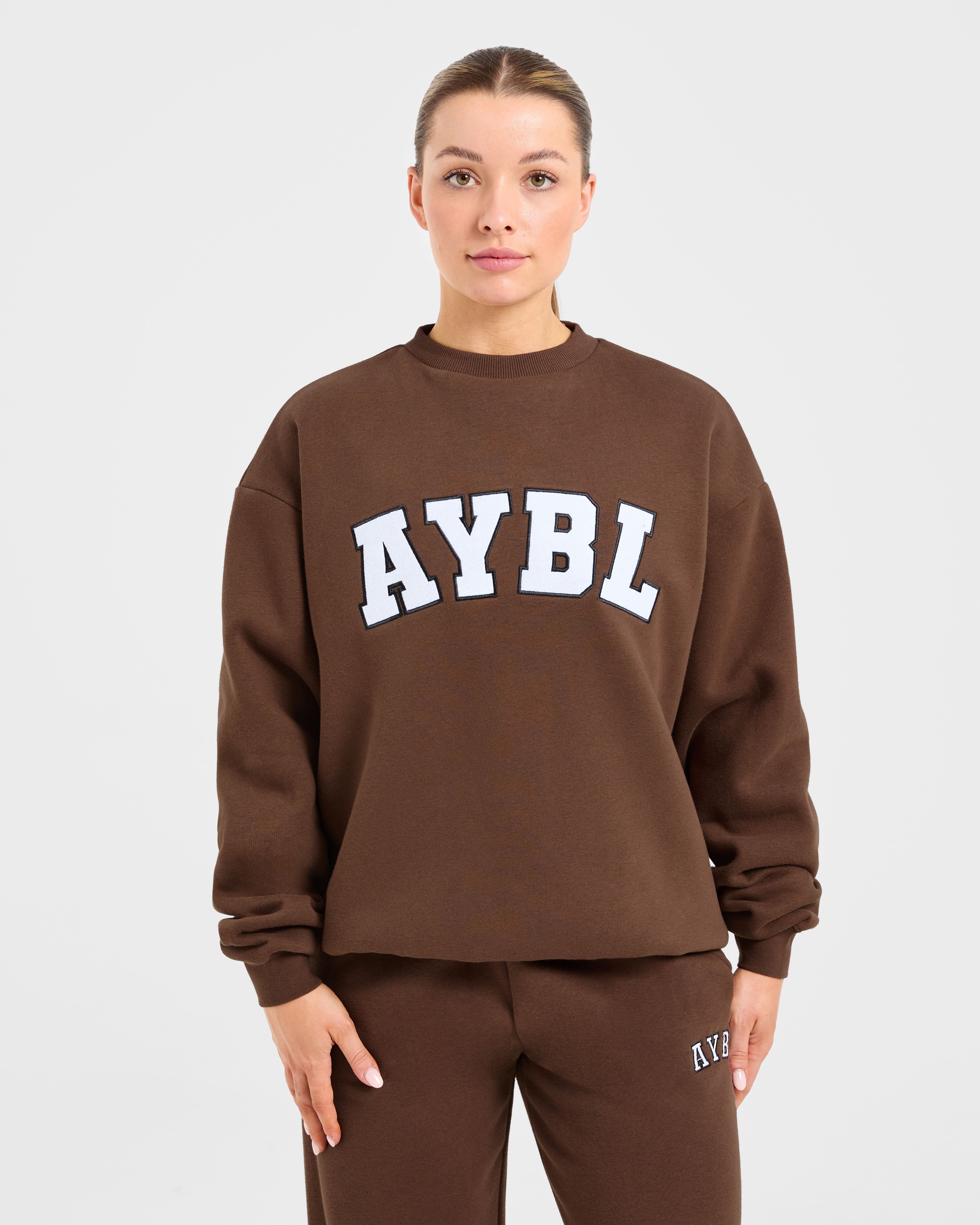 Varsity 2.0 Oversized Sweatshirt - Braun