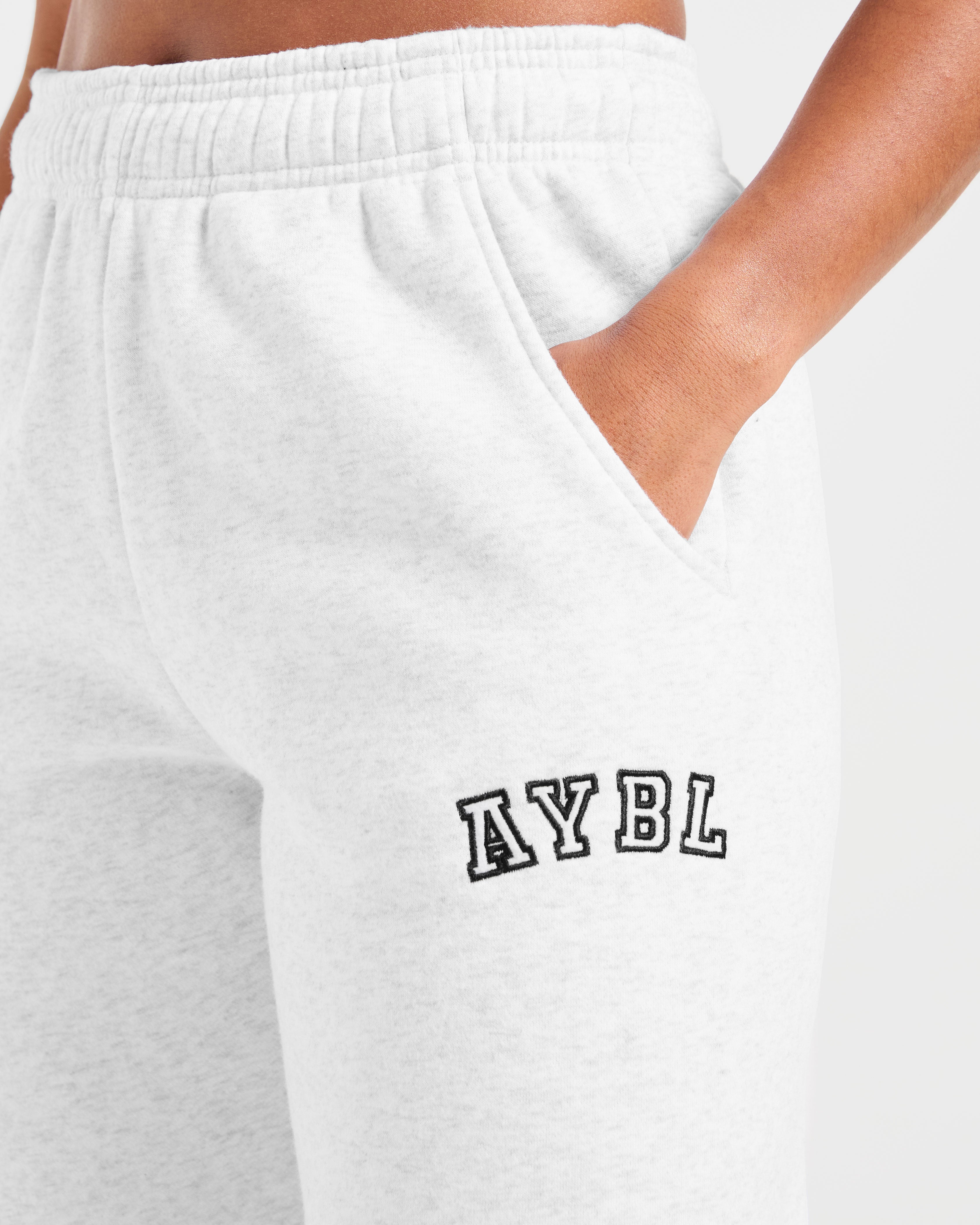 Varsity 2.0 Oversized Straight Leg Joggers - Heather Grau