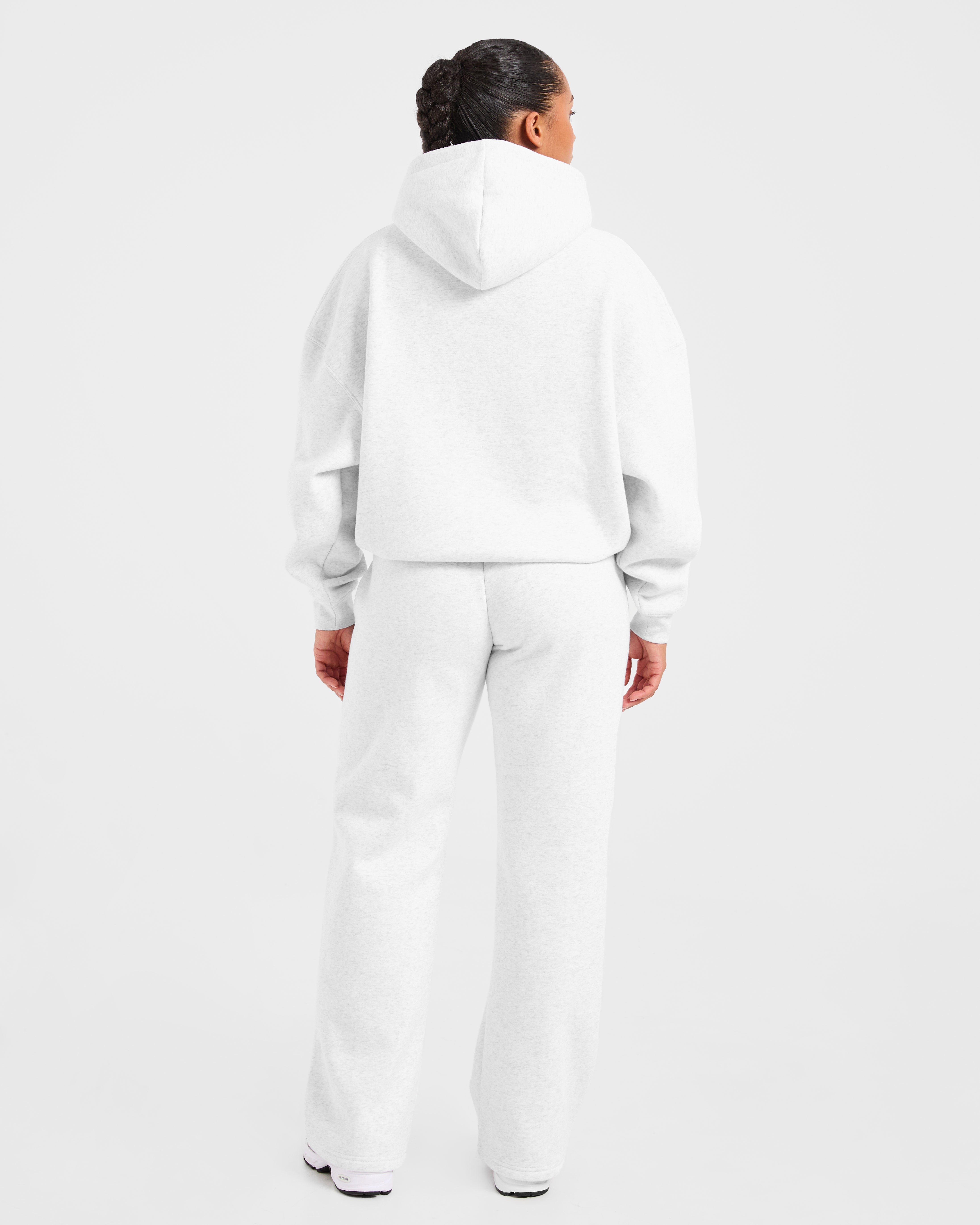 Varsity 2.0 Oversized Straight Leg Joggers - Heather Grau