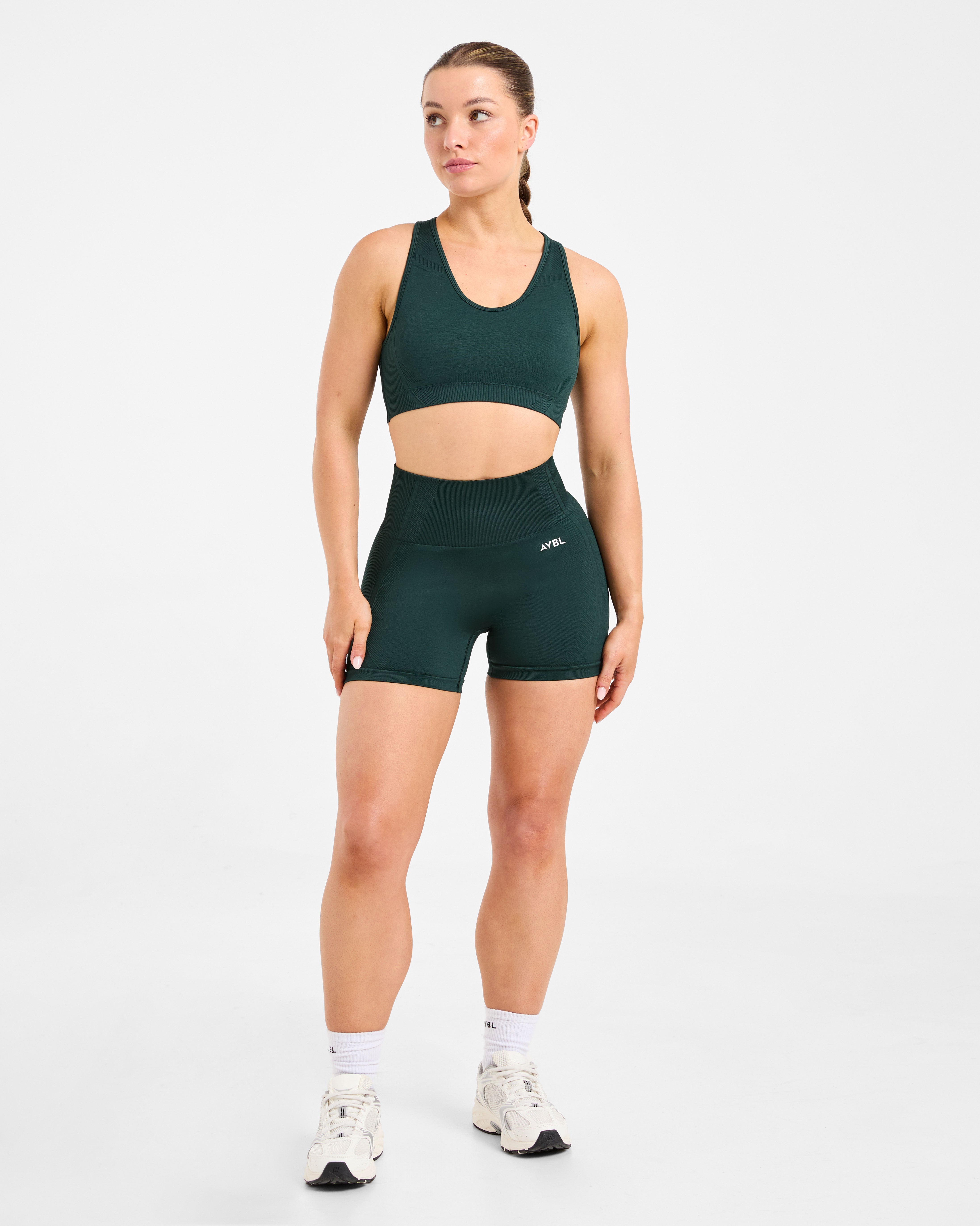 Balance V3 Seamless Sports Bra - Dark Grün