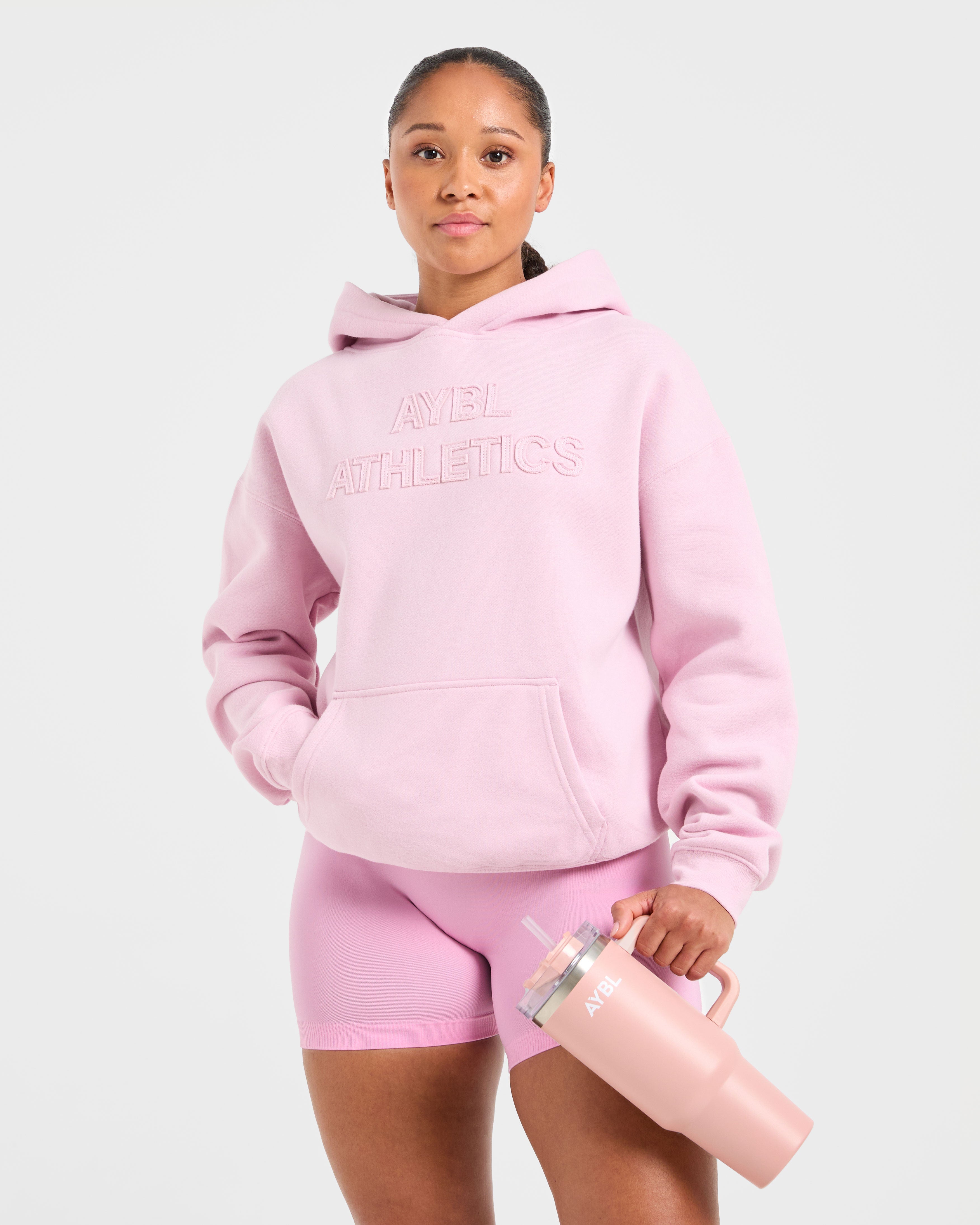 Athletics Applique Oversized Hoodie - Sugar Rosa