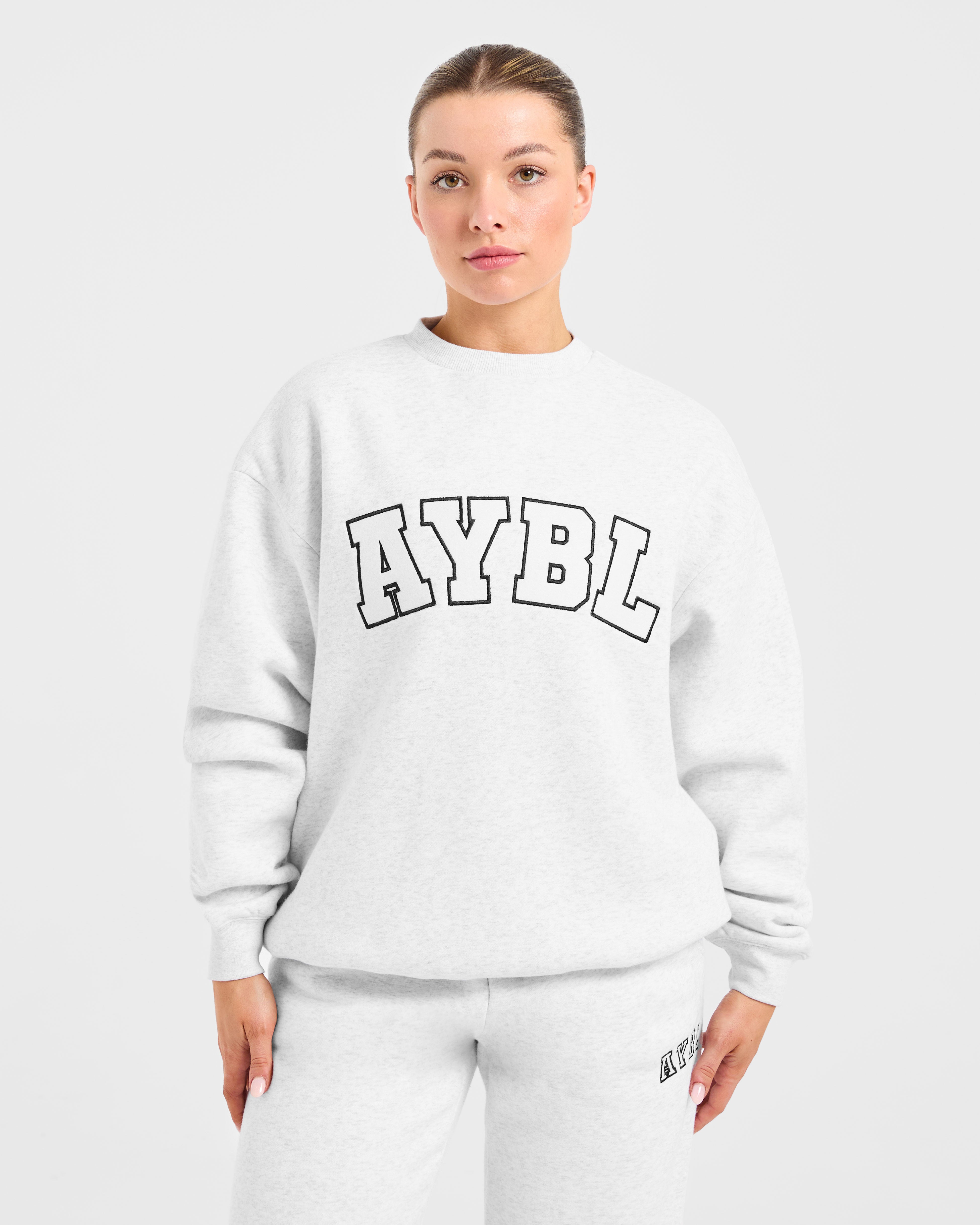Varsity 2.0 Oversized Sweatshirt - Heather Grau