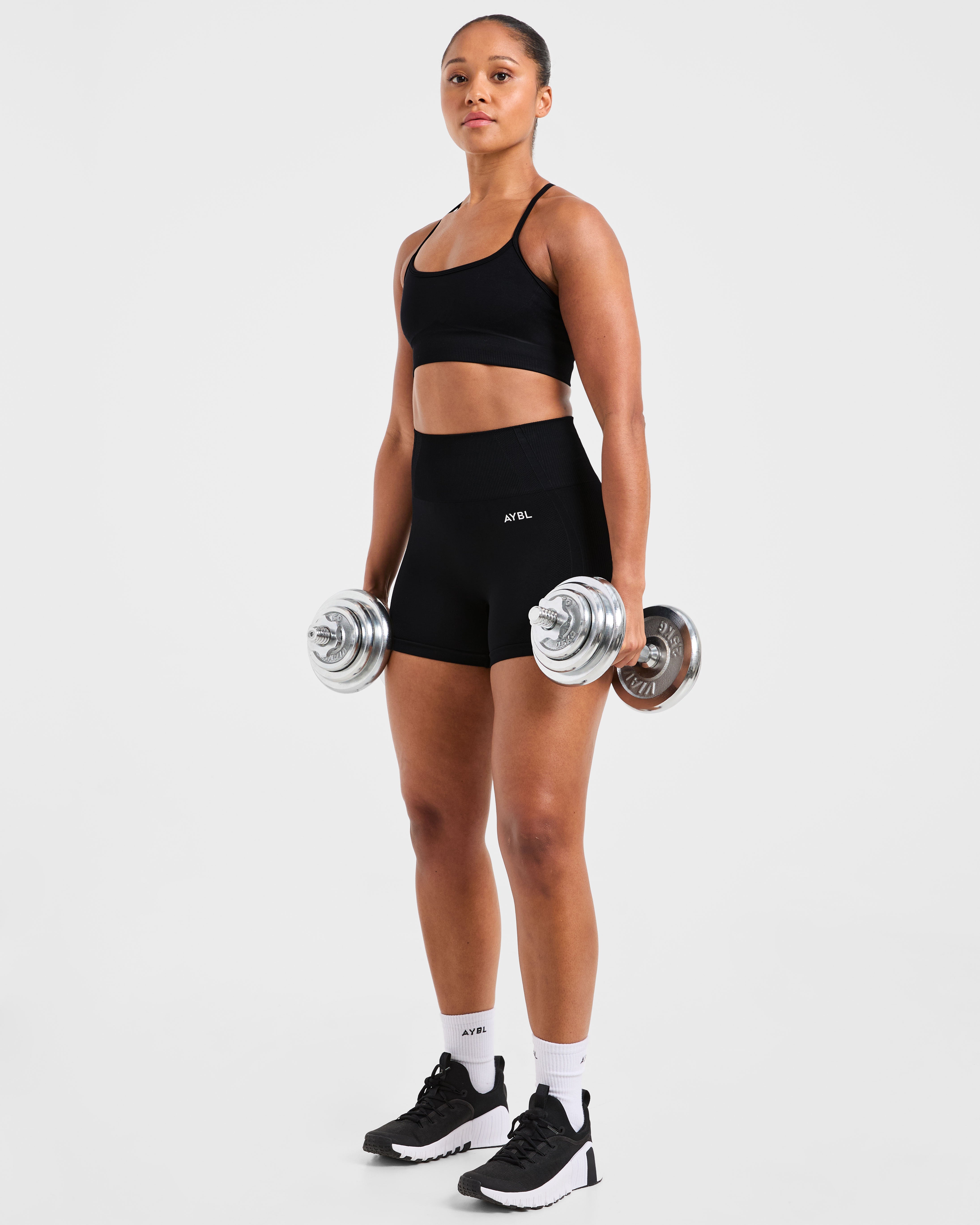 Empower Seamless Sports Bra - Schwarz