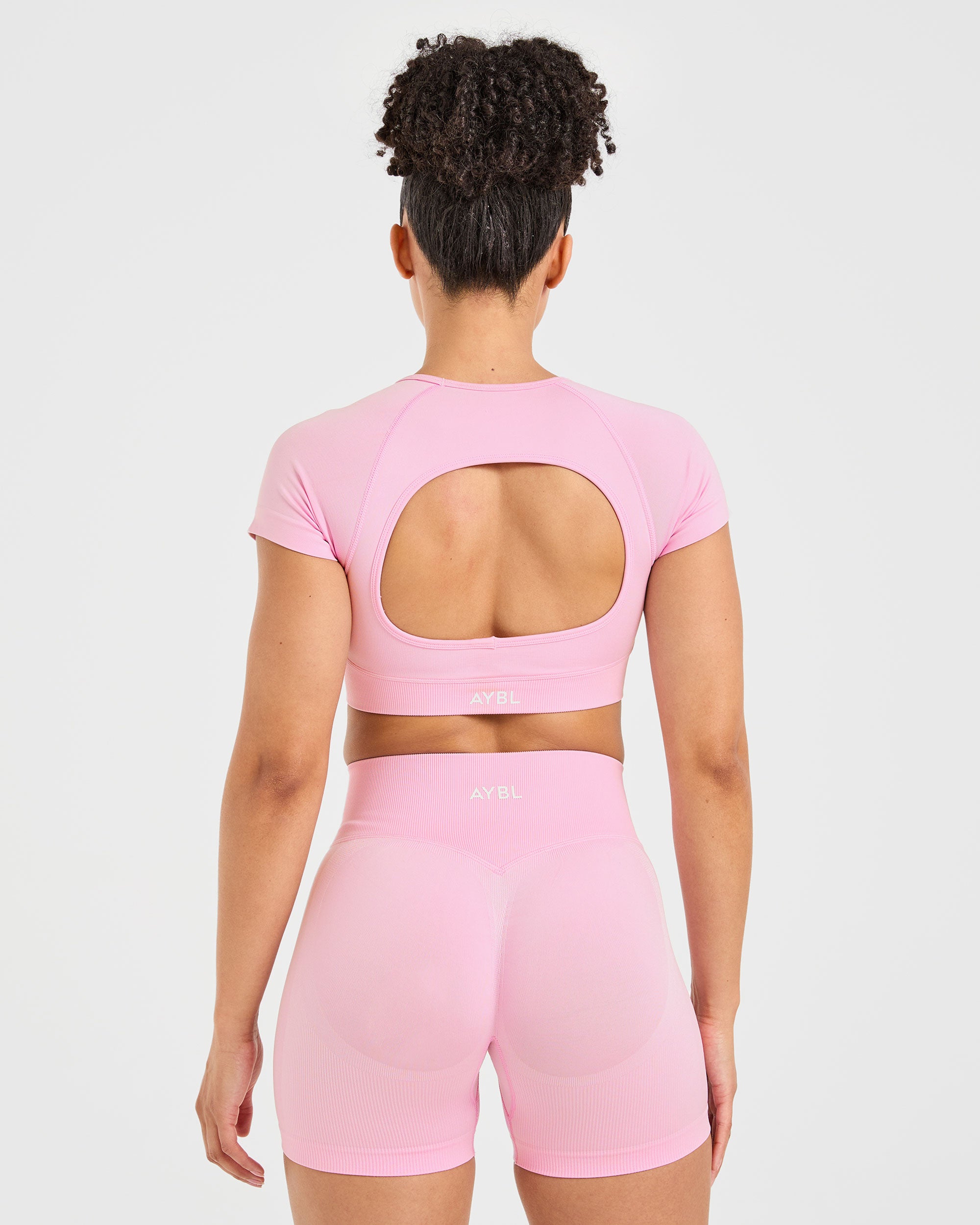 Adapt Seamless Crop Top - Spring Rosa