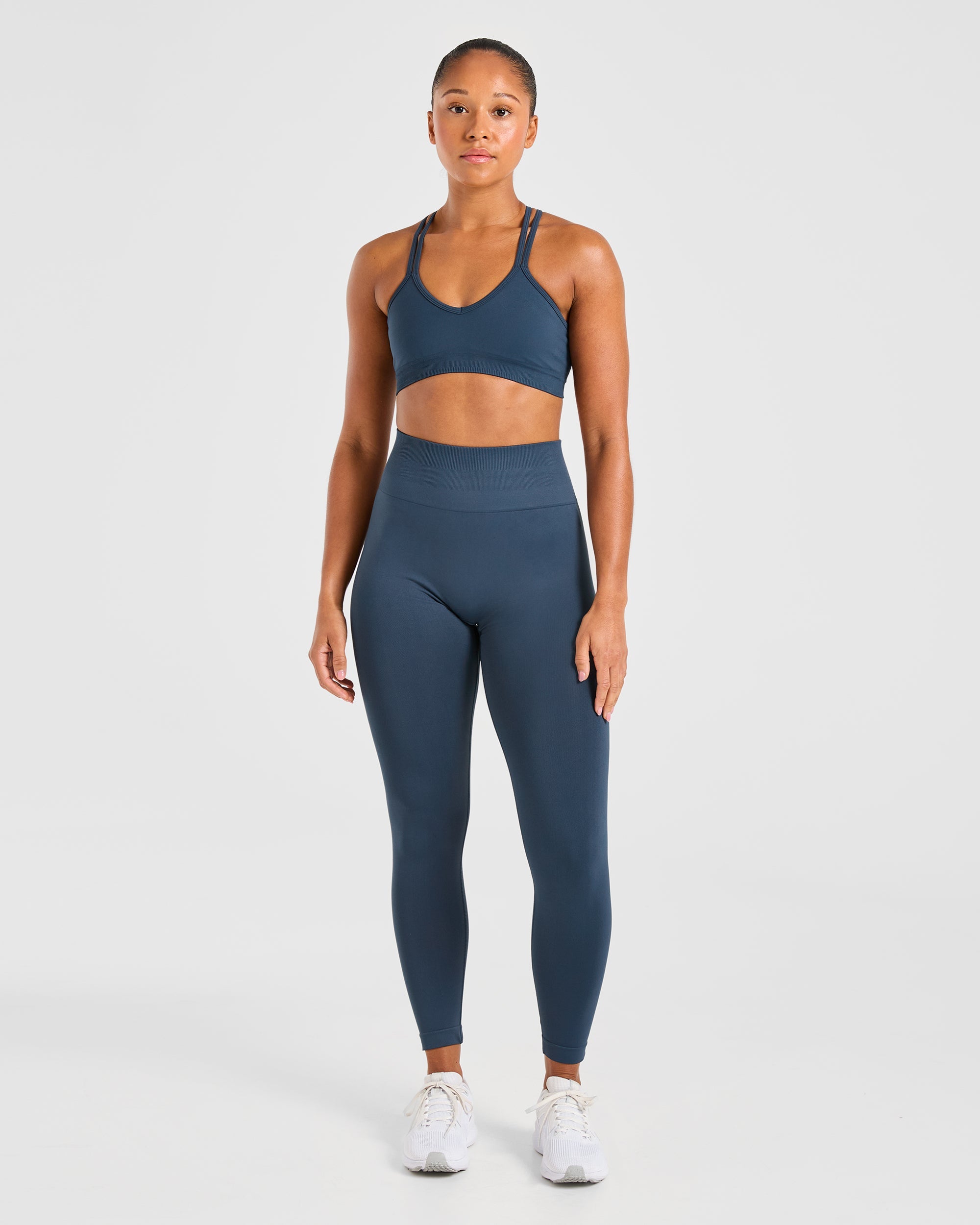 Power Seamless Sports Bra - Ocean Teal