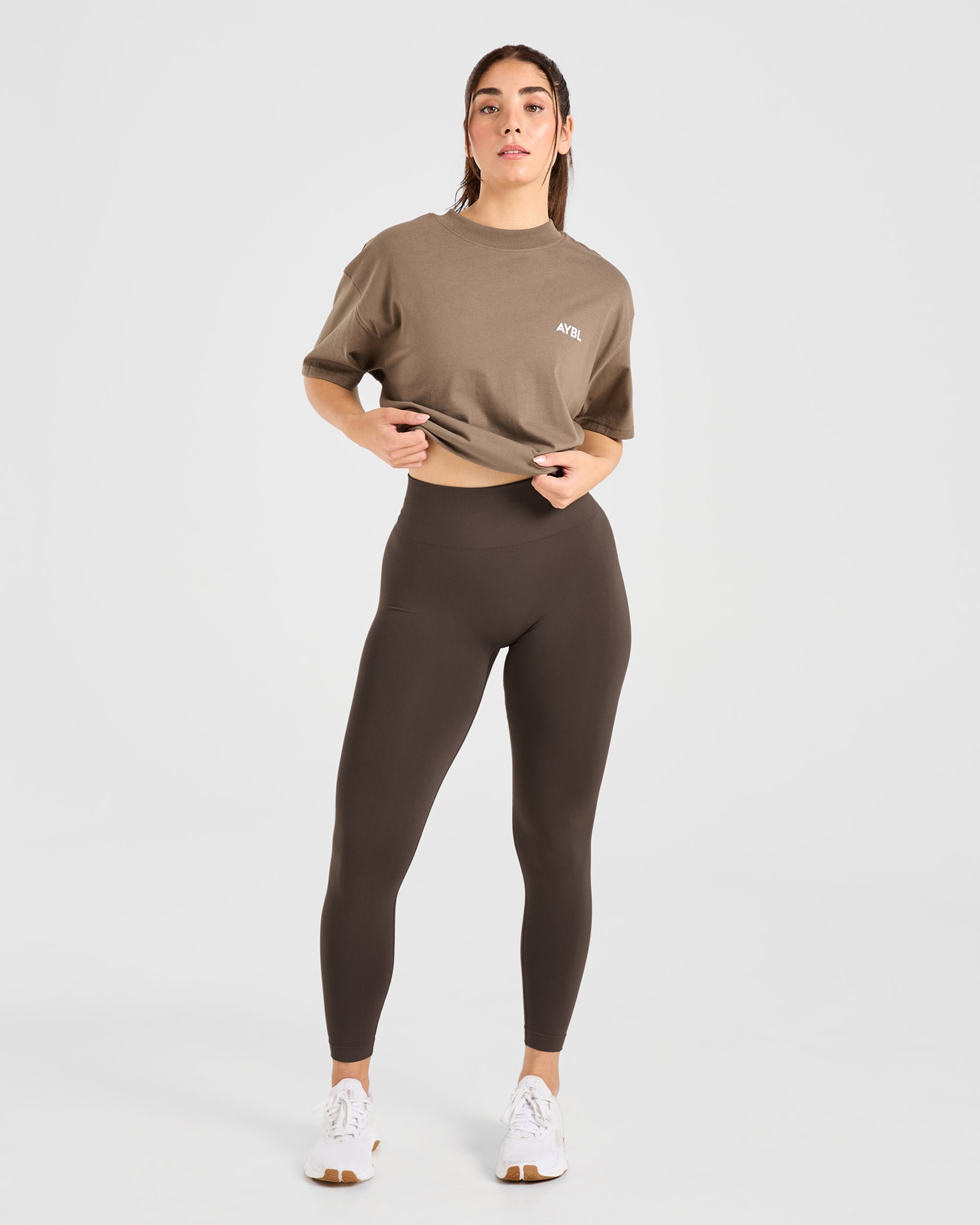 Power Seamless Leggings - Chestnut Braun