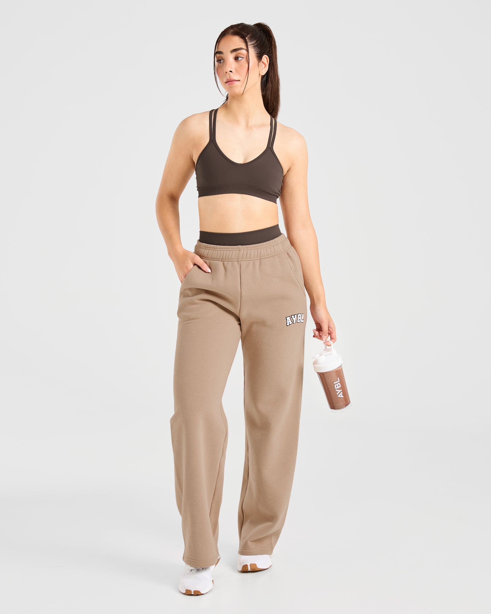 Power Seamless Sports Bra - Chestnut Braun