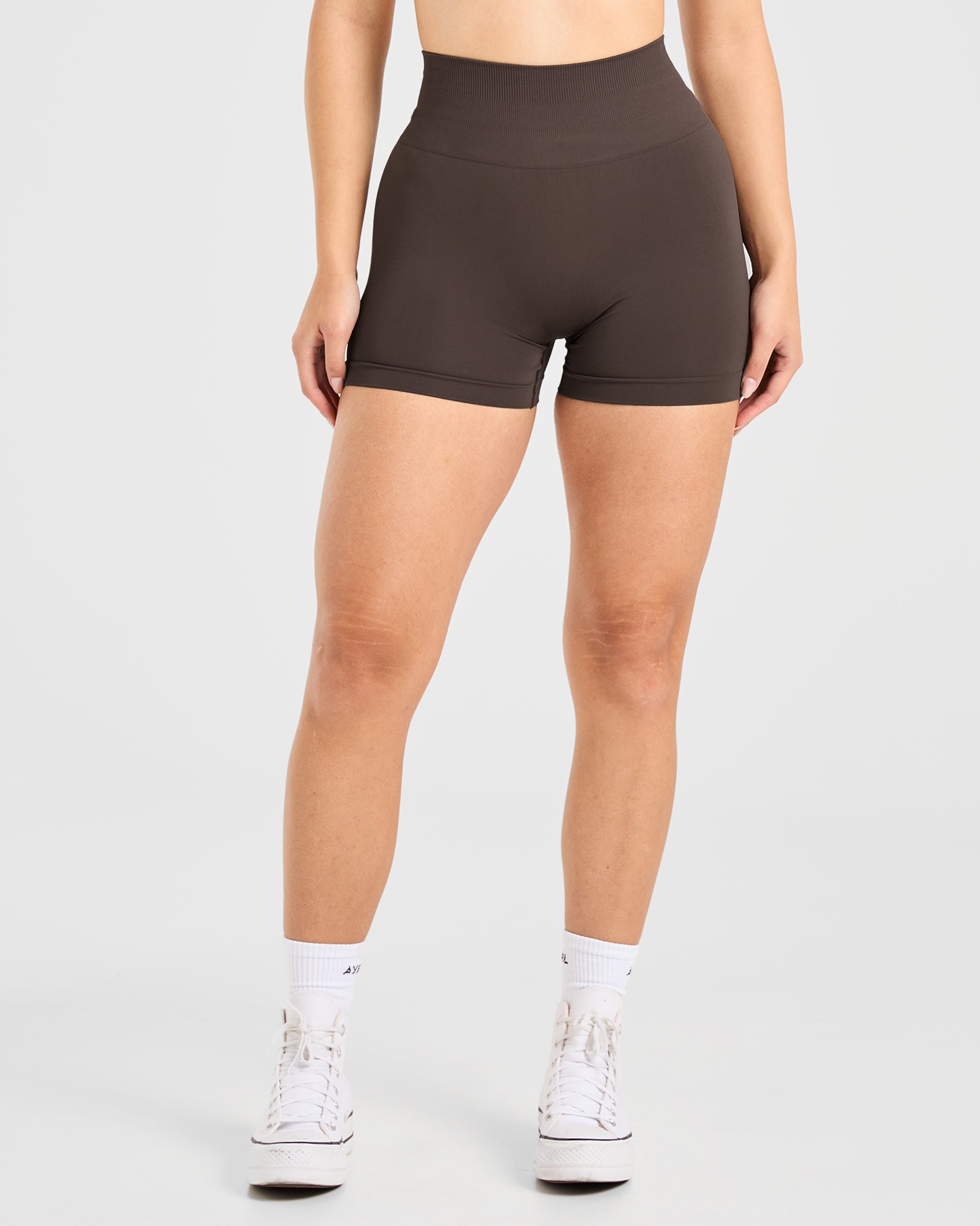 Power Seamless Shorts - Chestnut Braun