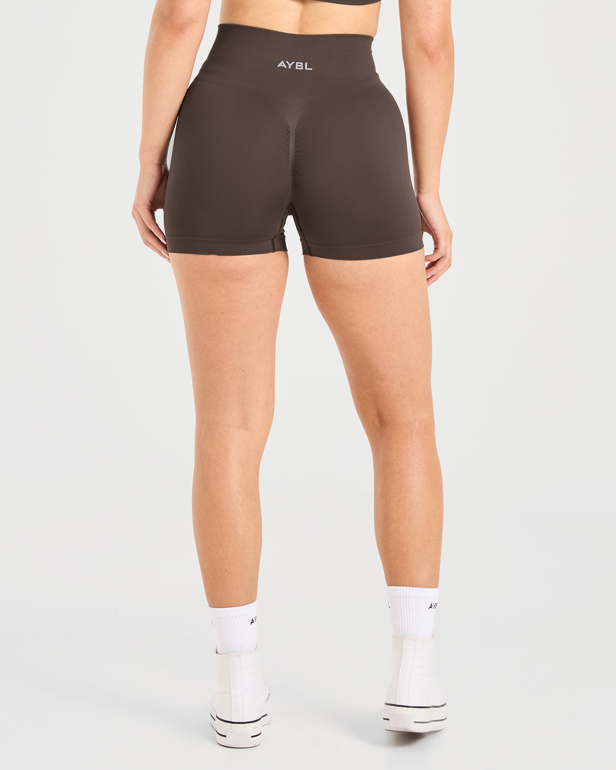 Power Seamless Shorts - Chestnut Braun