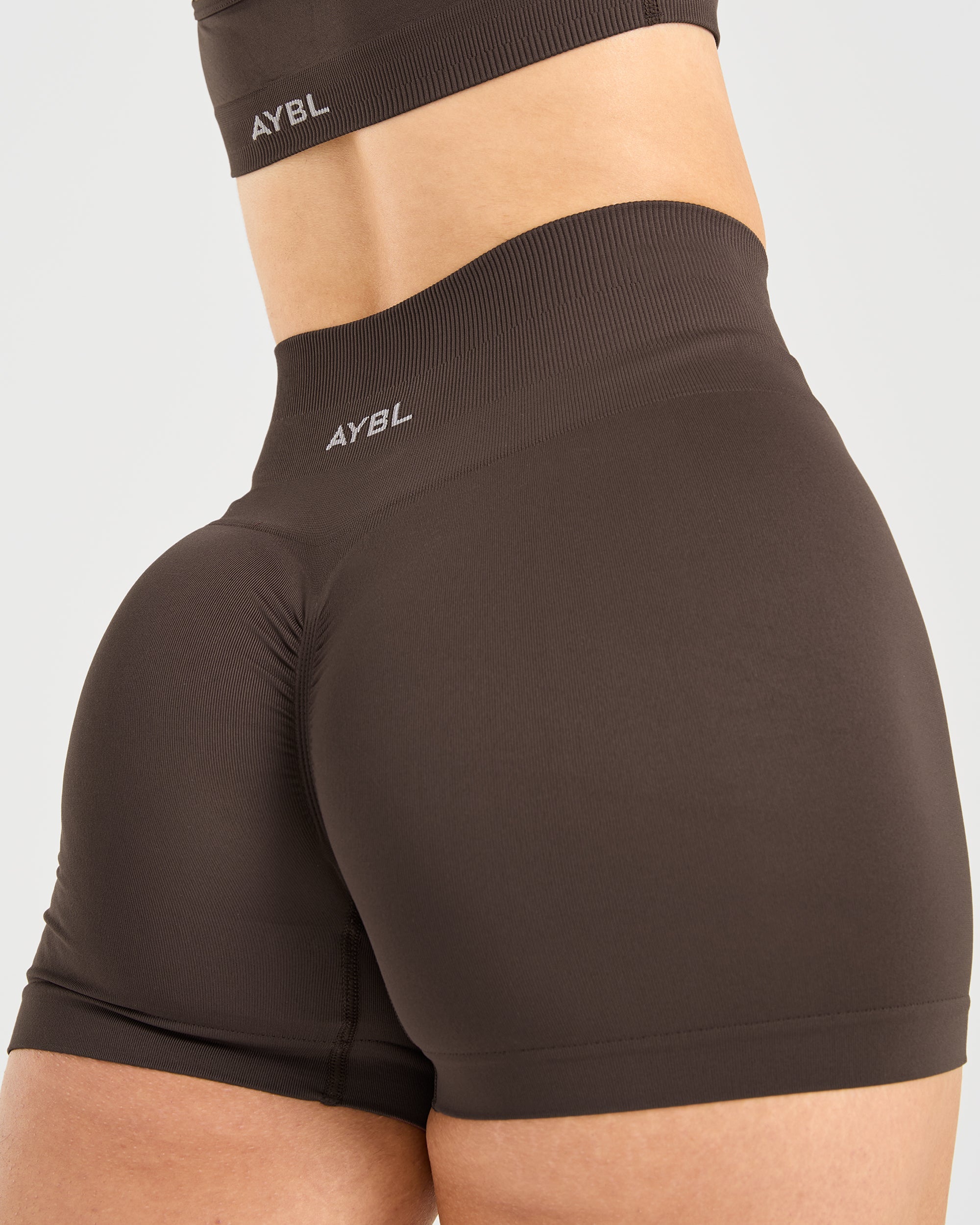 Power Seamless Shorts - Chestnut Braun