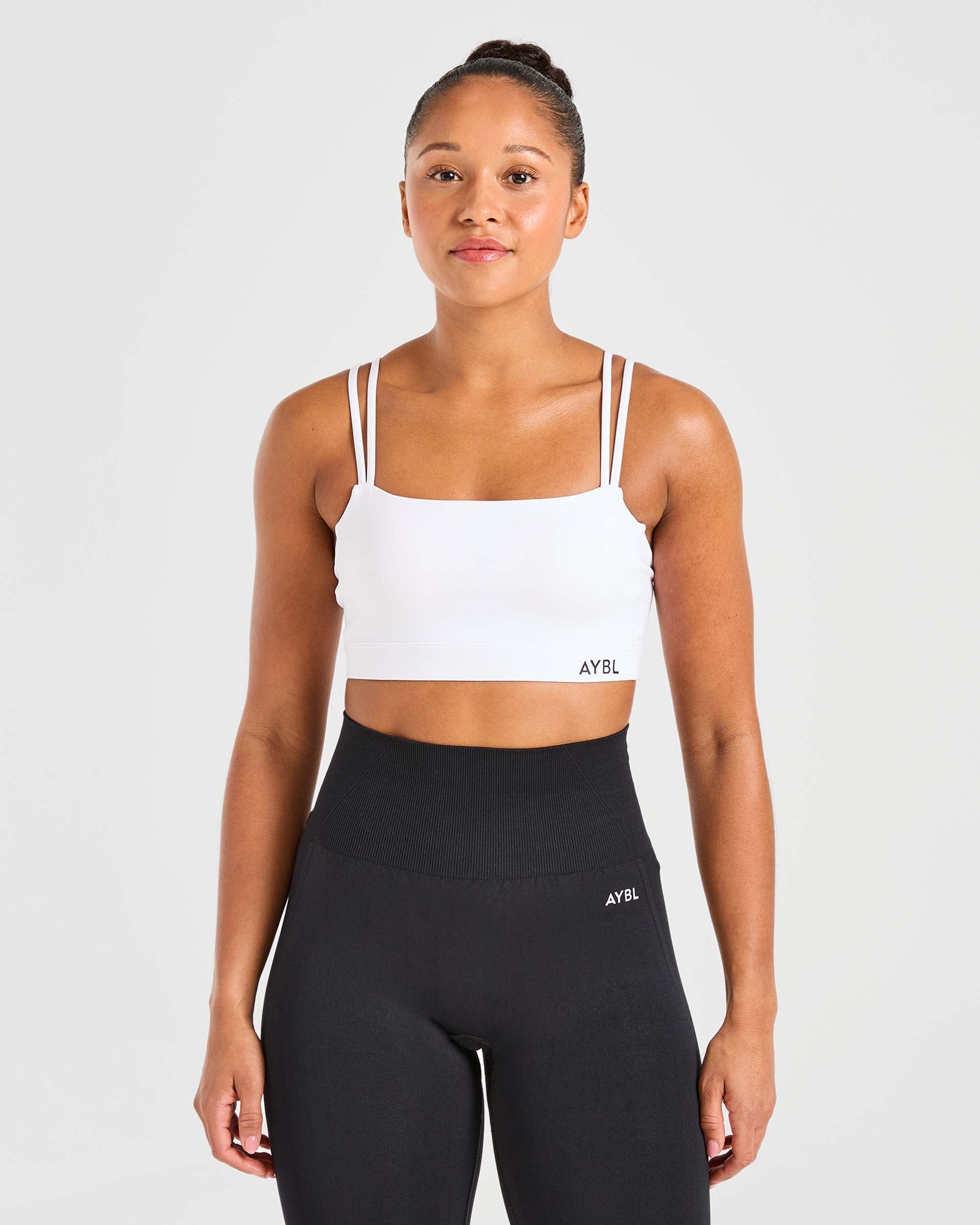 Essential Bandeau Sports Bra - Weiß