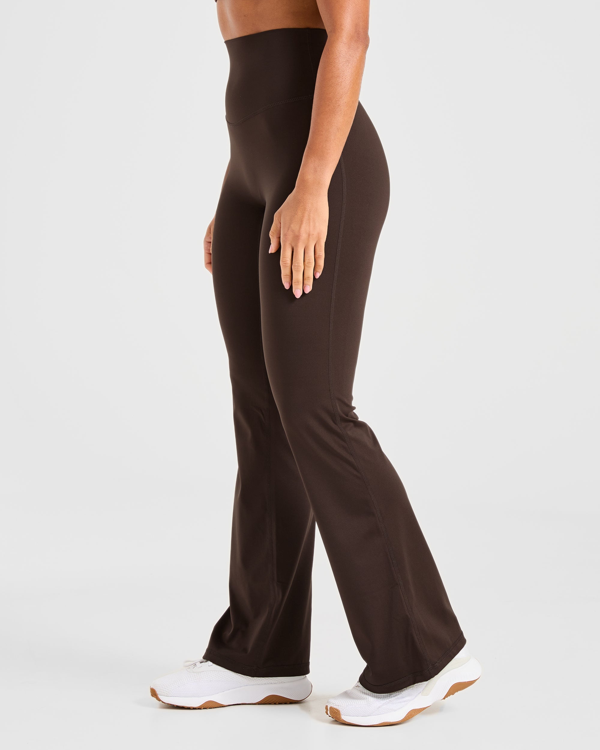 Sculpt Flared Leggings - Deep Cocoa Braun