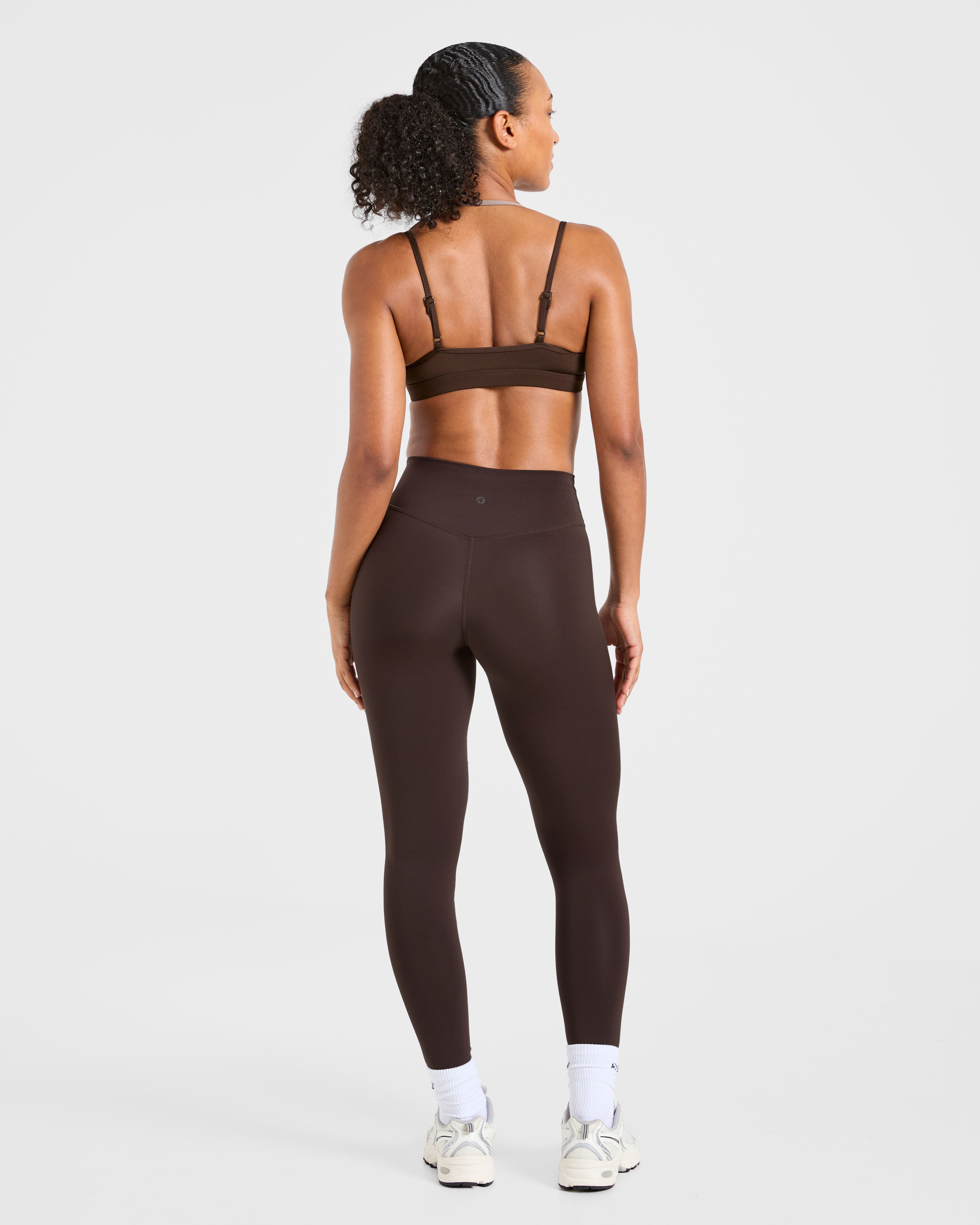 Essential Double Layer Sports Bra - Braun