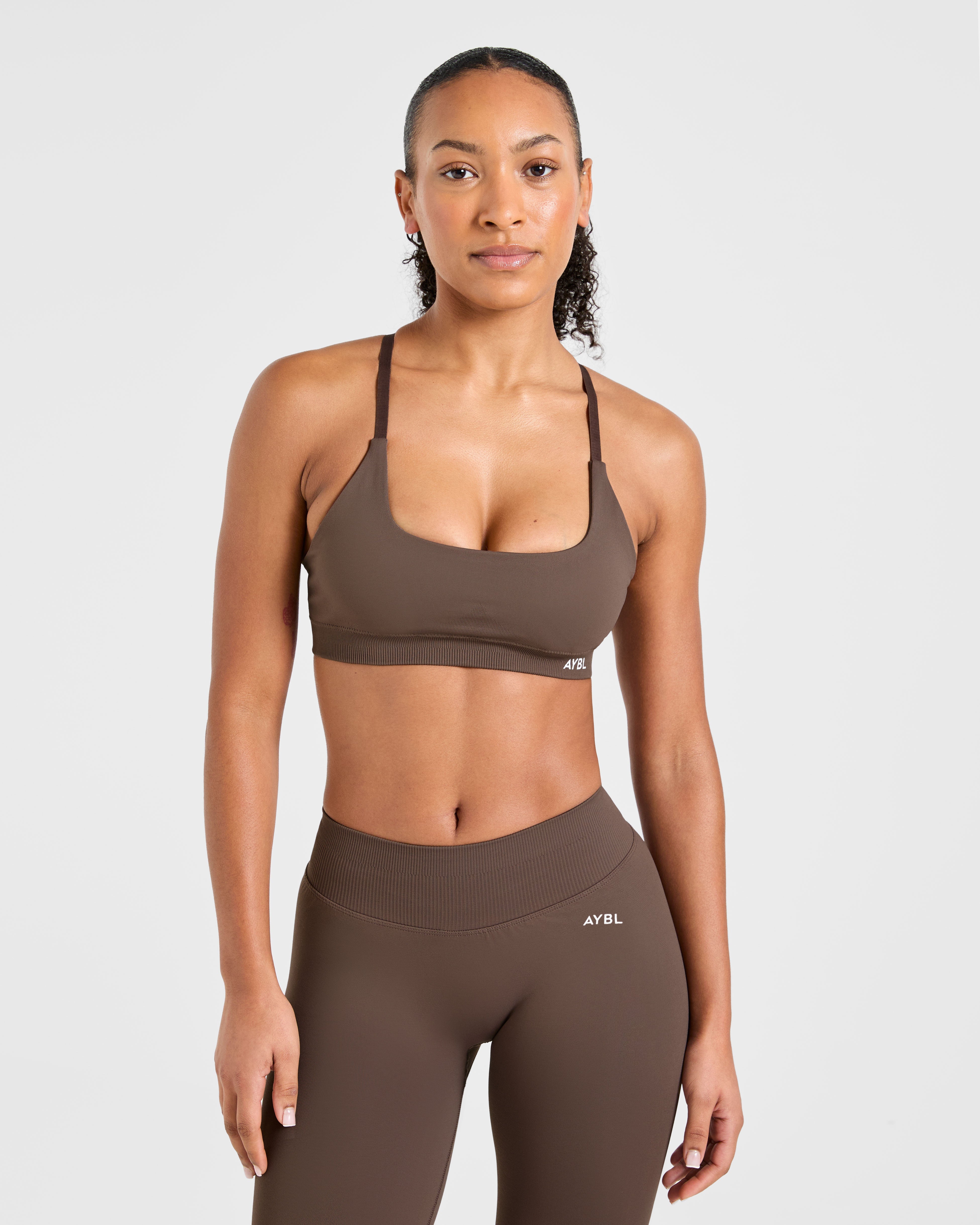 Enhance Seamless Sports Bra - Braun