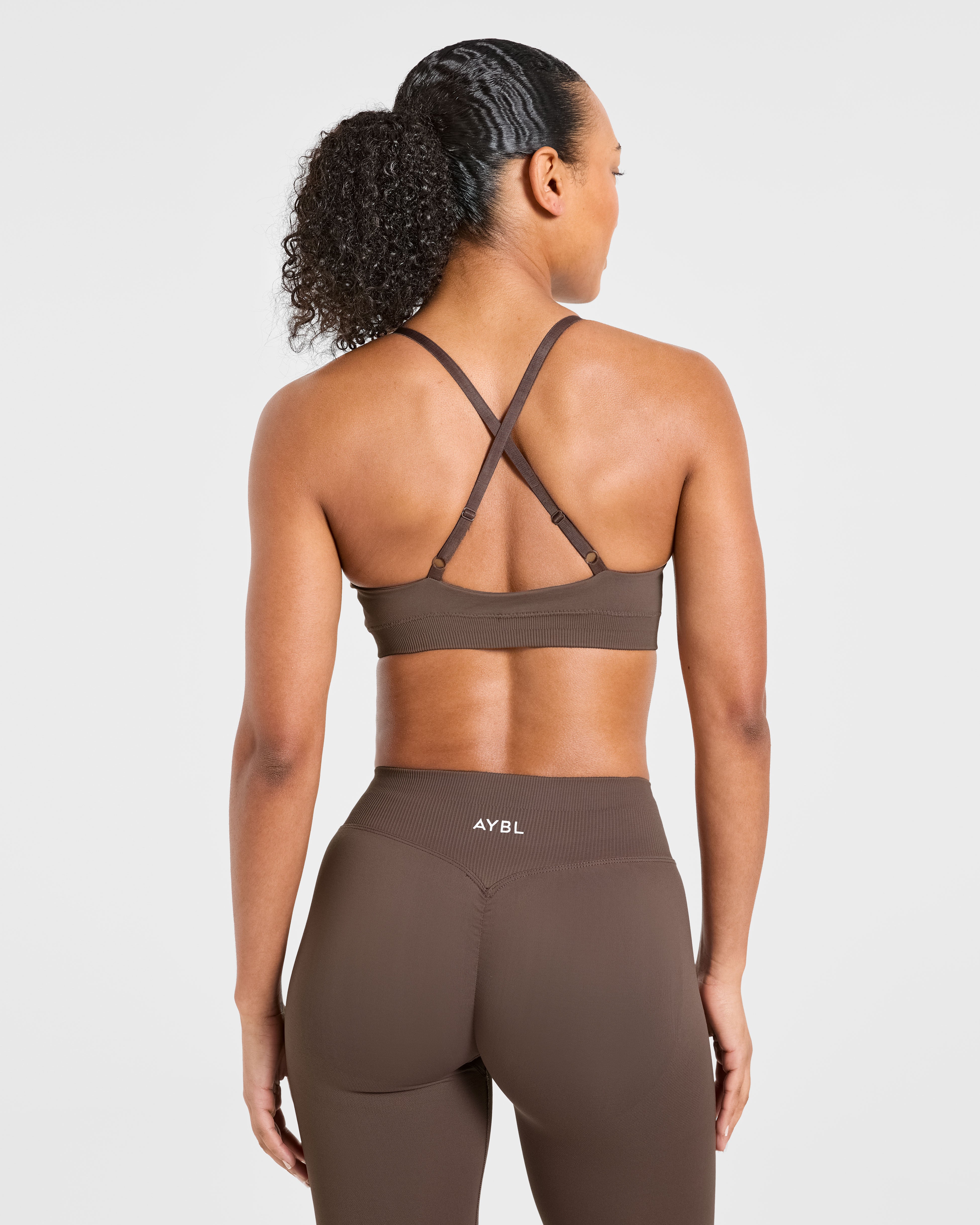 Enhance Seamless Sports Bra - Braun