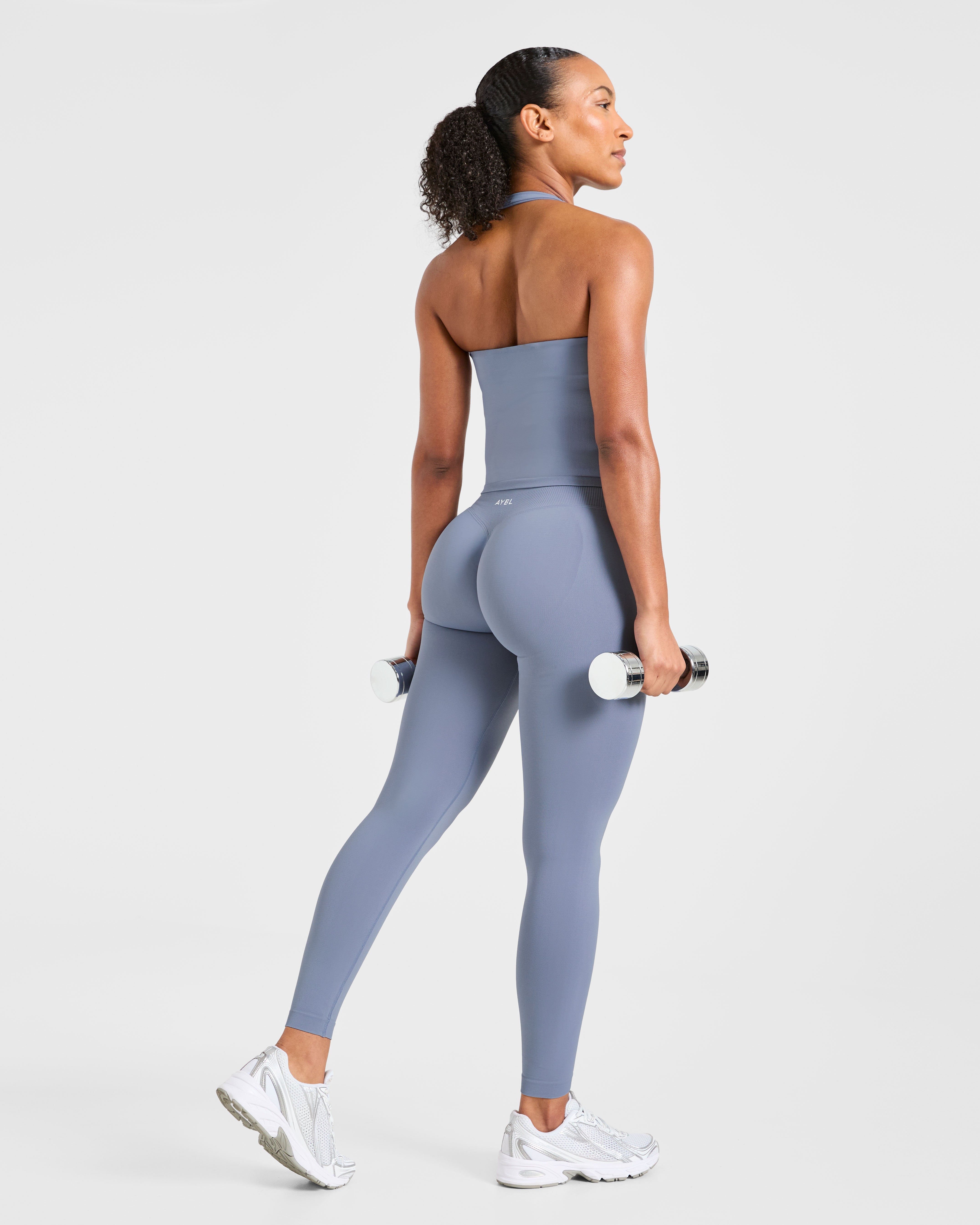 Enhance Seamless Leggings - Slate Blau