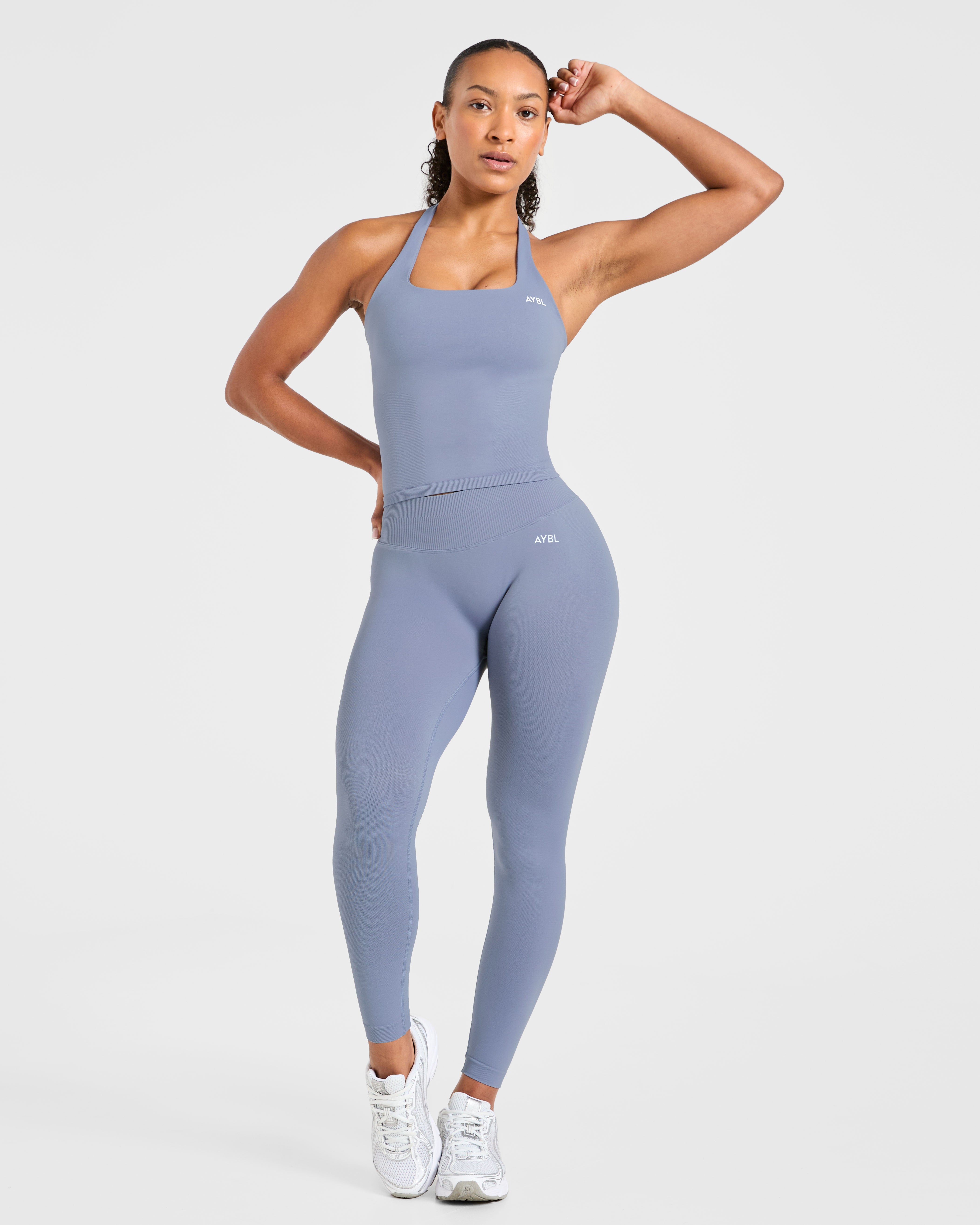 Enhance Seamless Leggings - Slate Blau