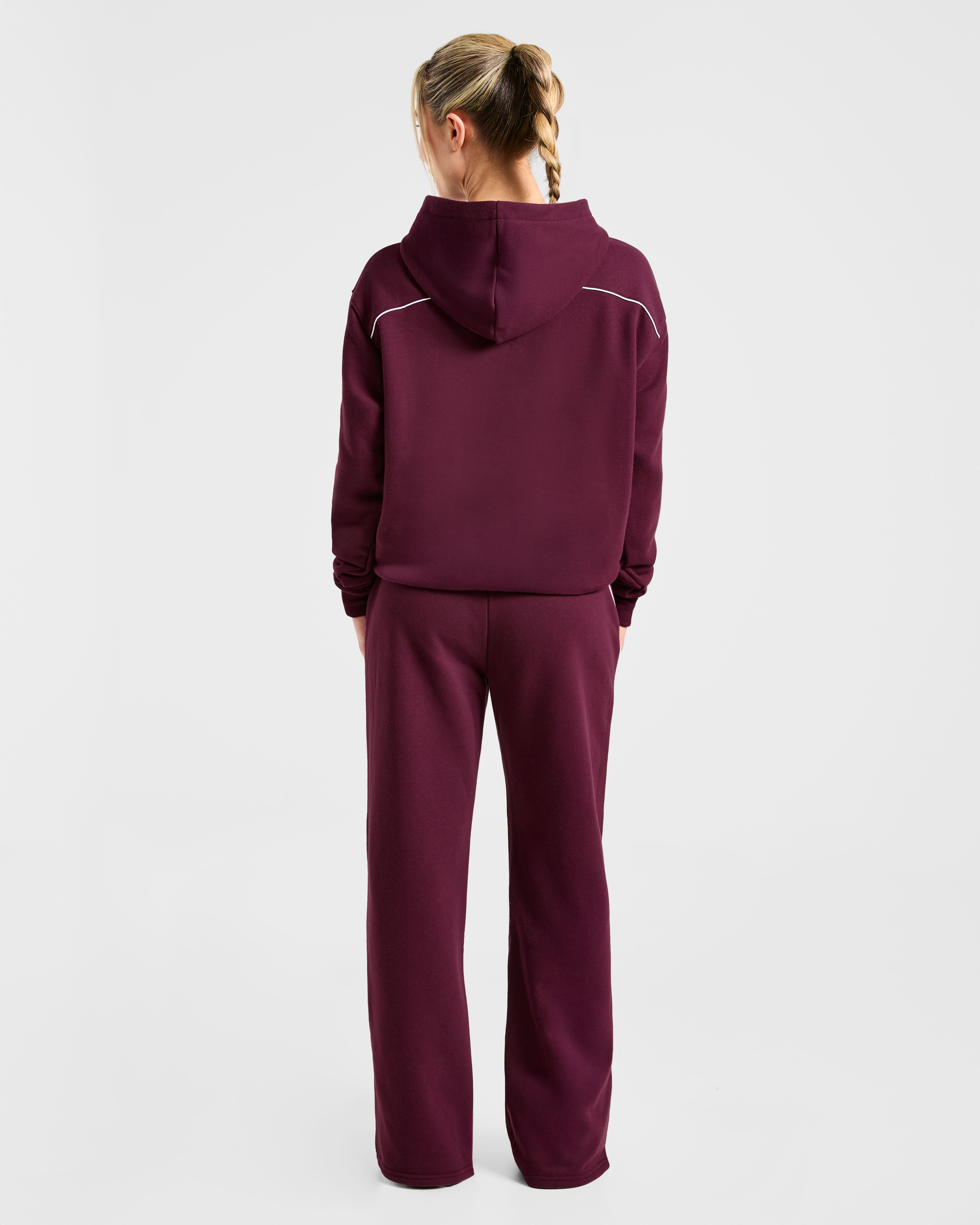 Form Hoodie - Deep Mulberry