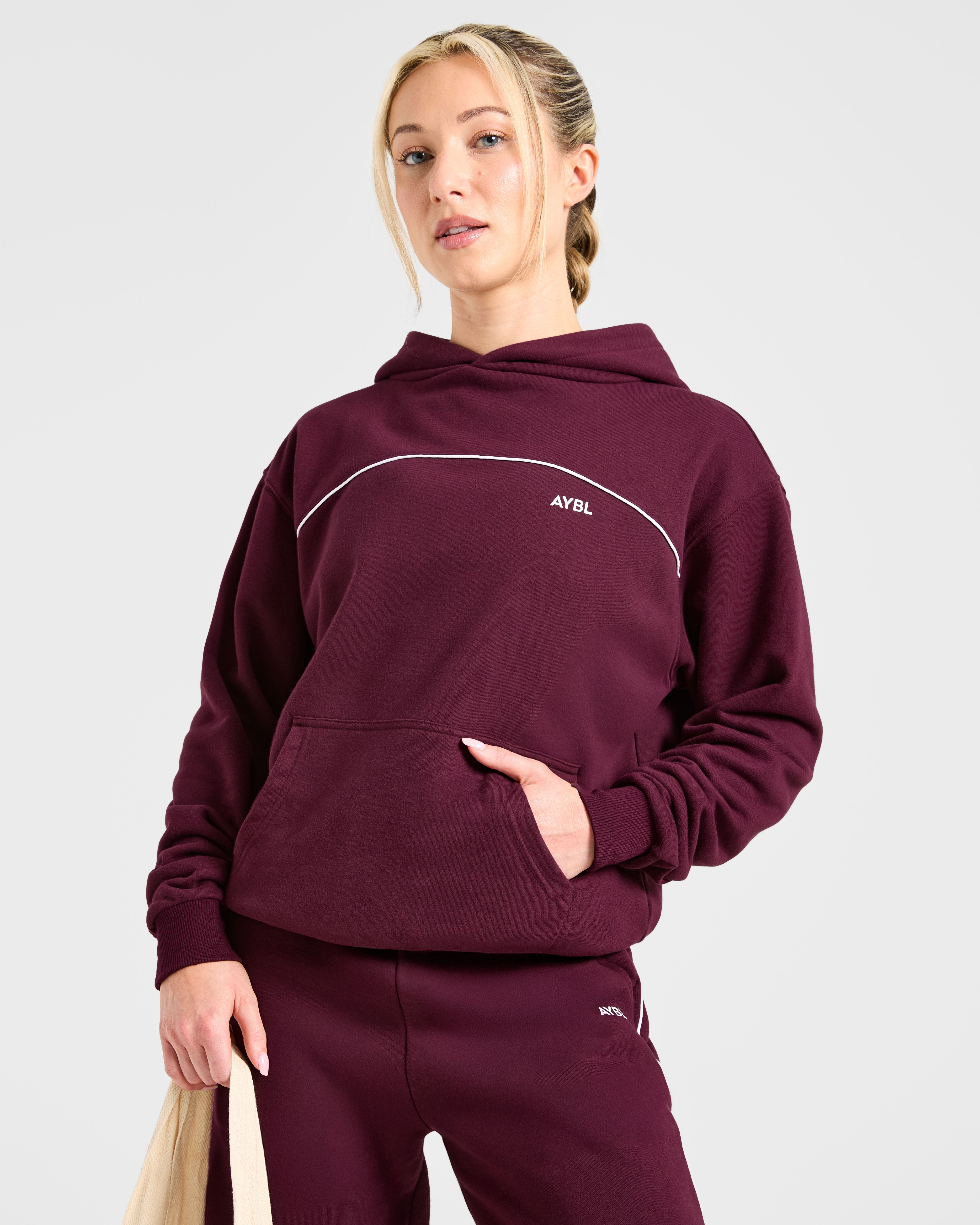 Form Hoodie - Deep Mulberry