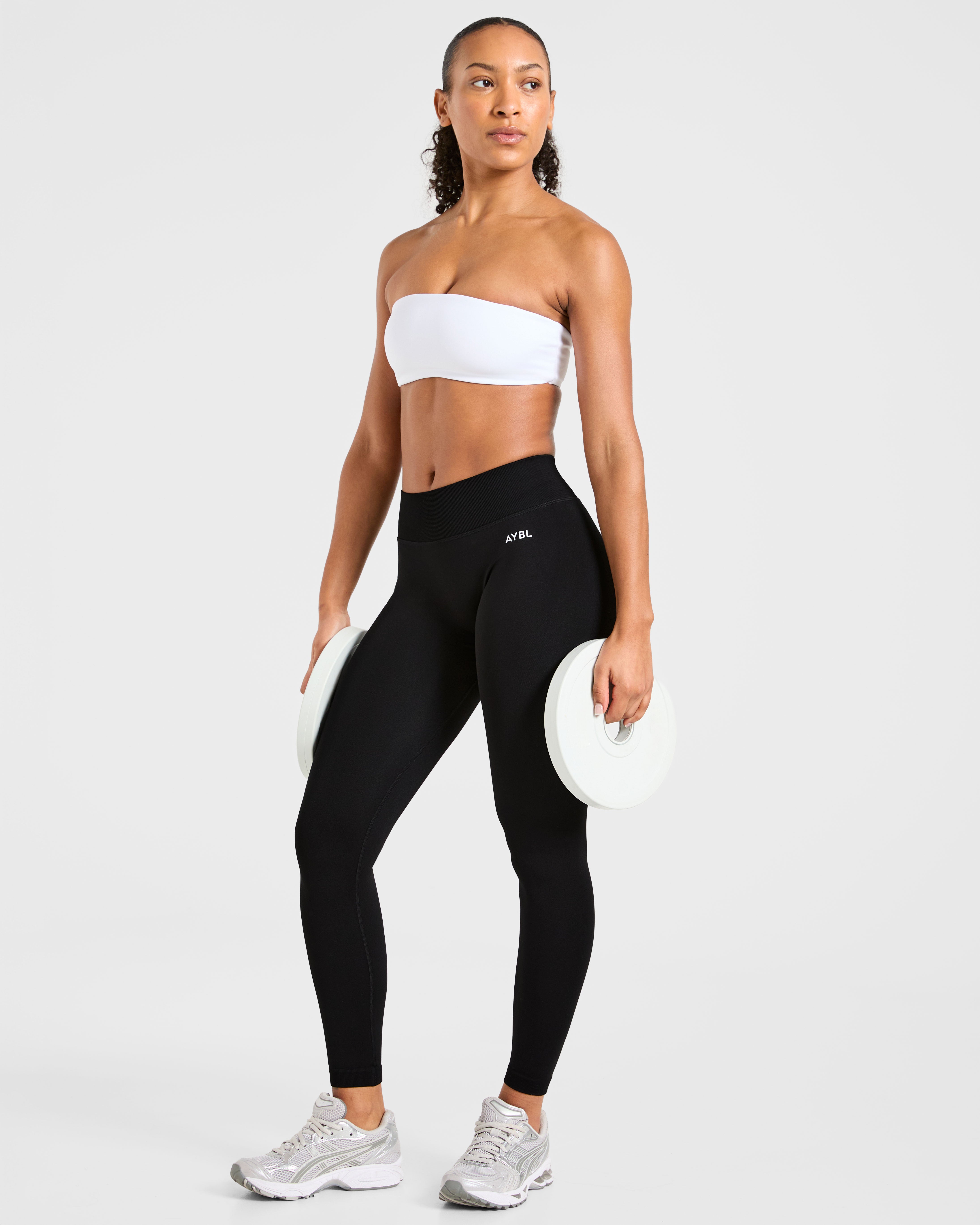 Essential Bandeau Sports Bra - Weiß