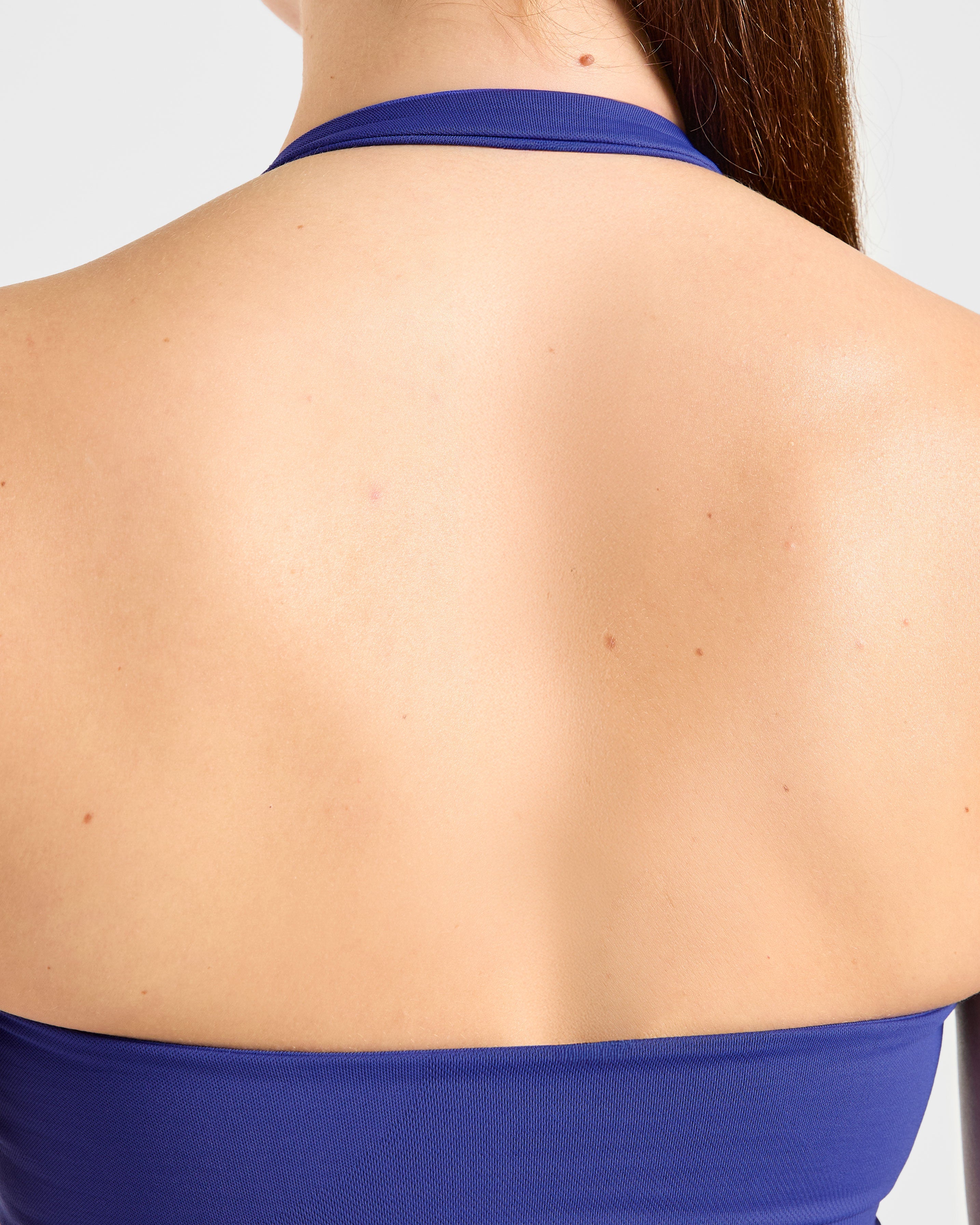 Enhance Seamless Halterneck Top - Cobalt Blau
