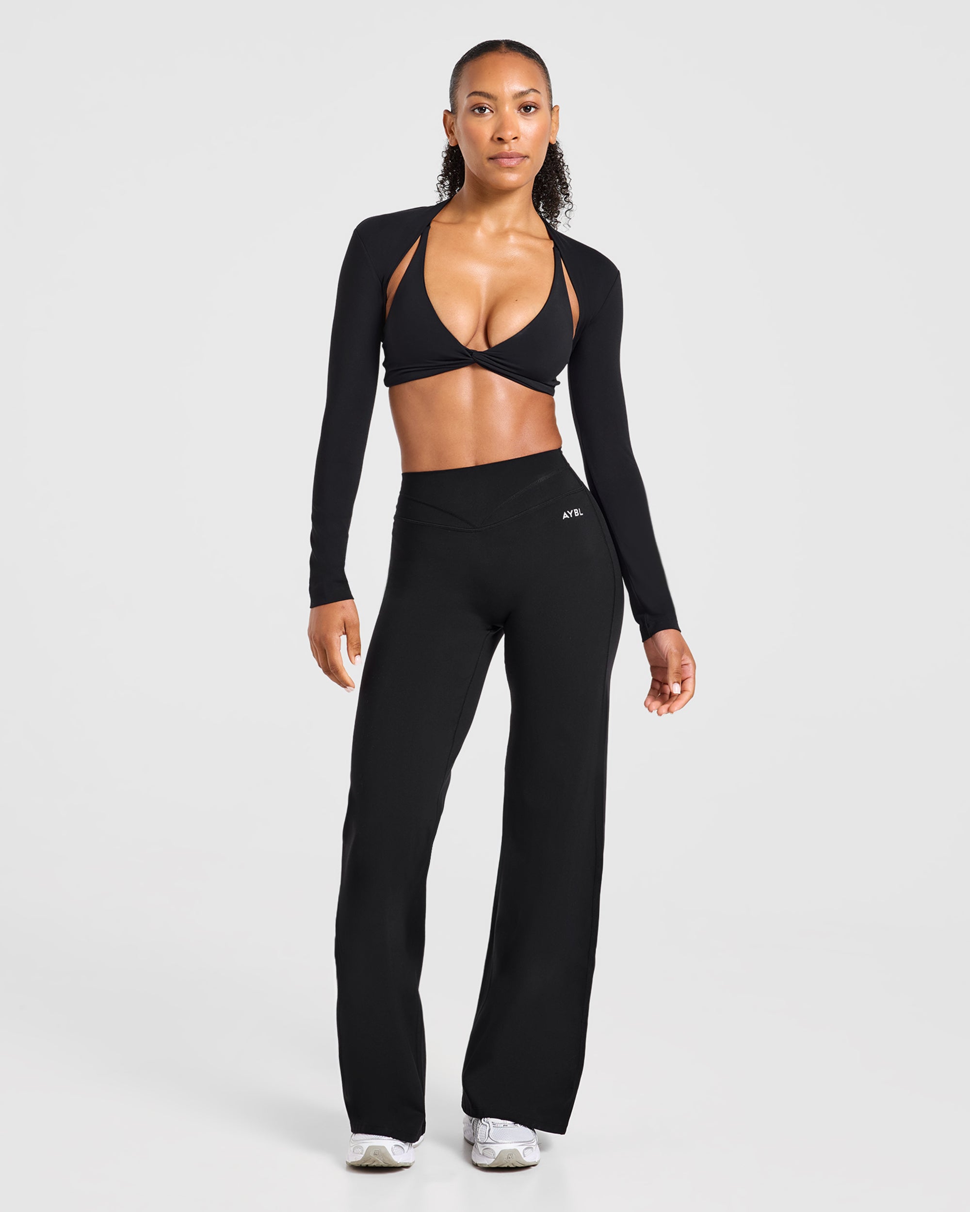 Engage Straight Leg Leggings - Schwarz