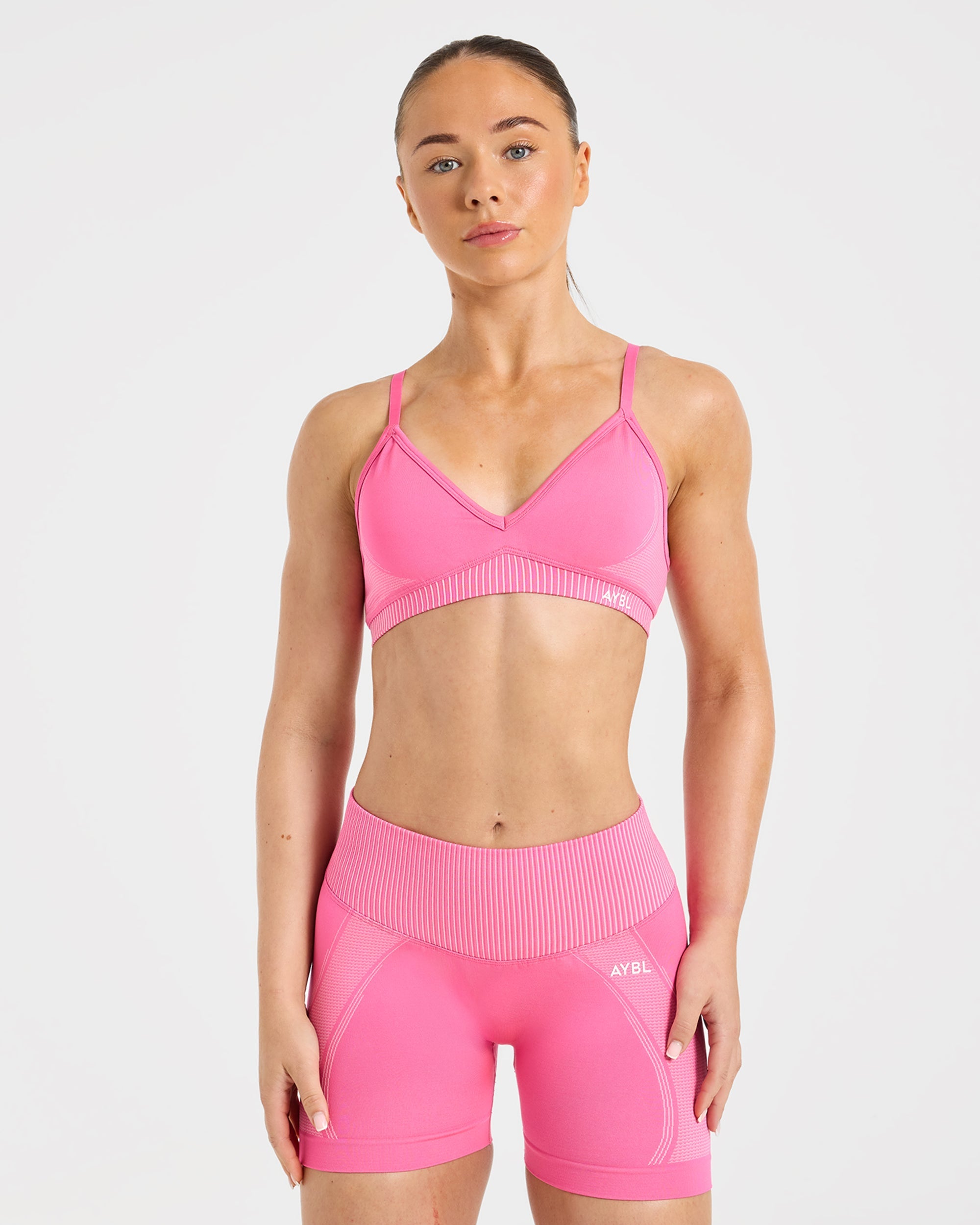 Charge Seamless Sports Bra - Rosa