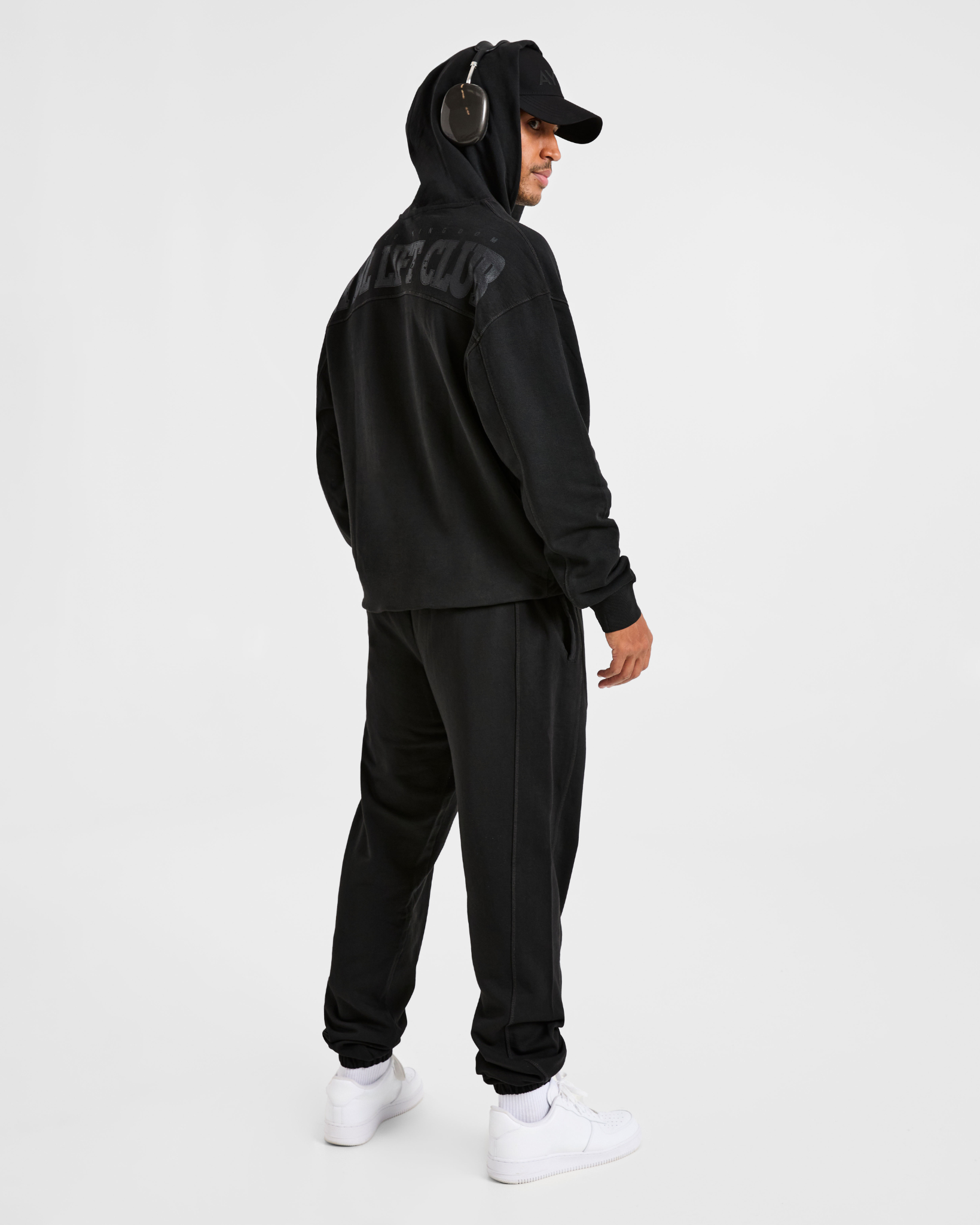 Lift Club Distressed Joggers - Schwarz/Charcoal