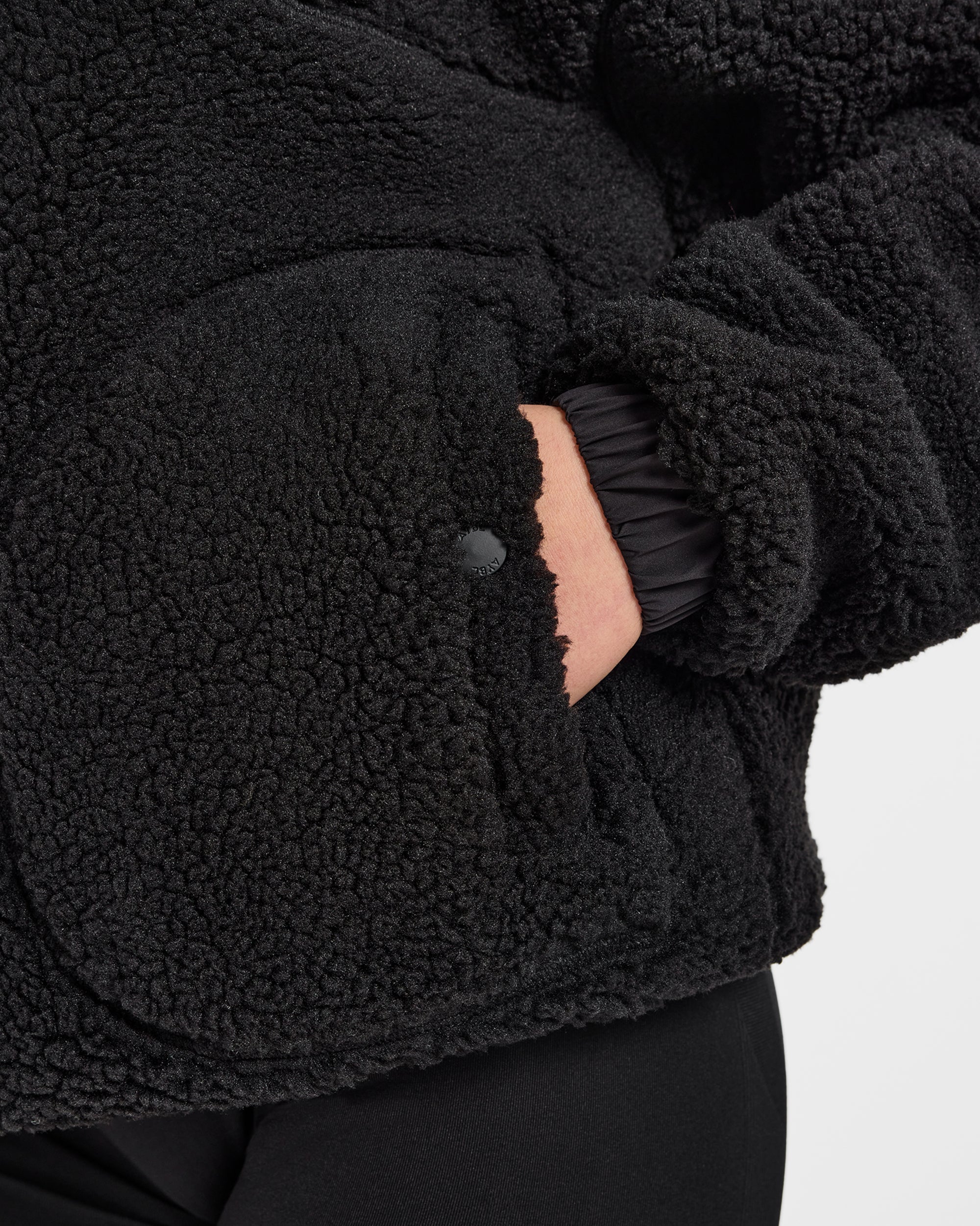 Signature 1/4 Zip Fleece Pullover - Schwarz