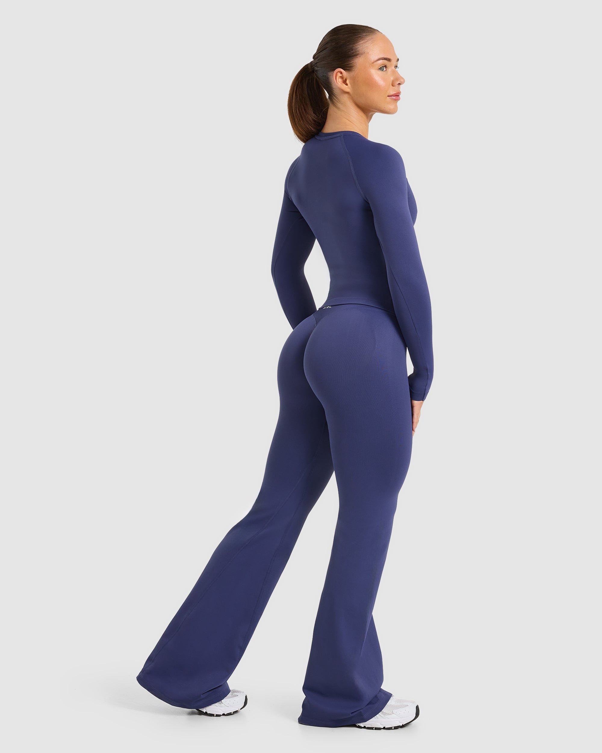 Enhance Seamless Long Sleeve Top - Storm Blau