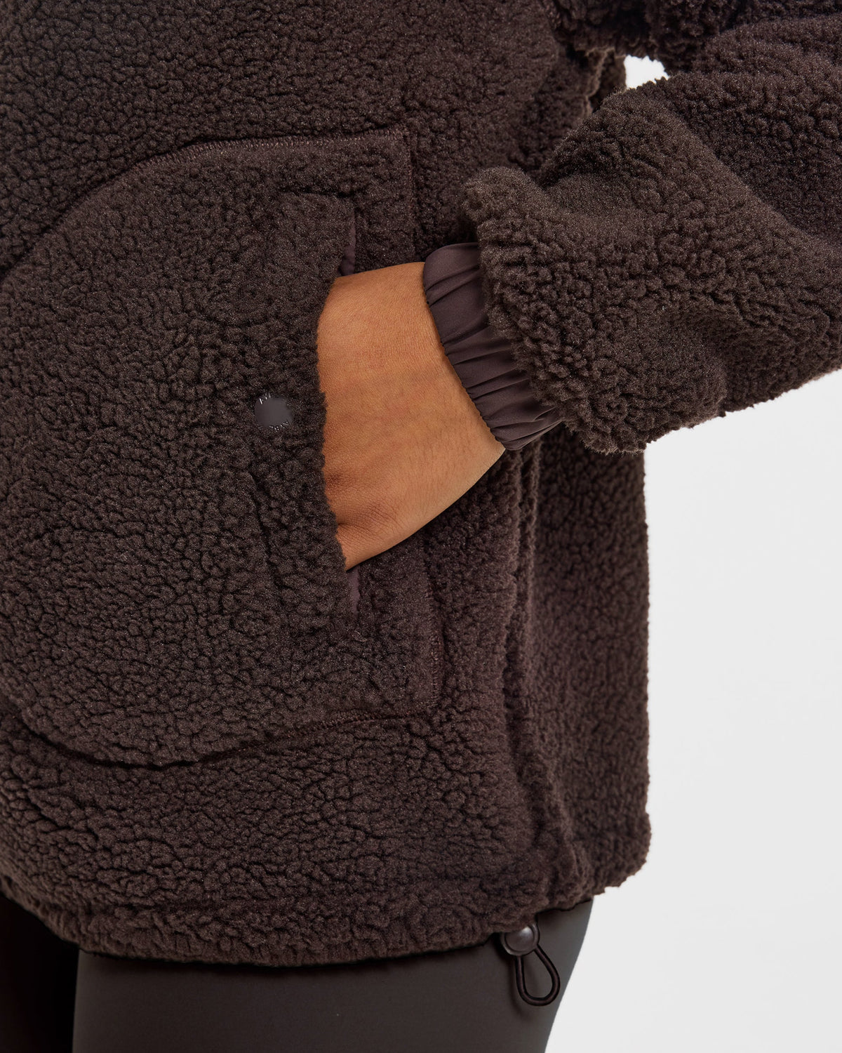 Signature 1/4 Zip Fleece Pullover - Cocoa Braun