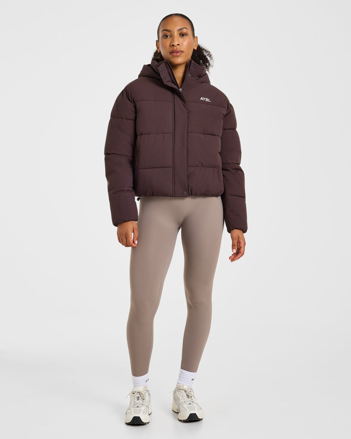 Signature Puffer Coat - Cocoa Braun