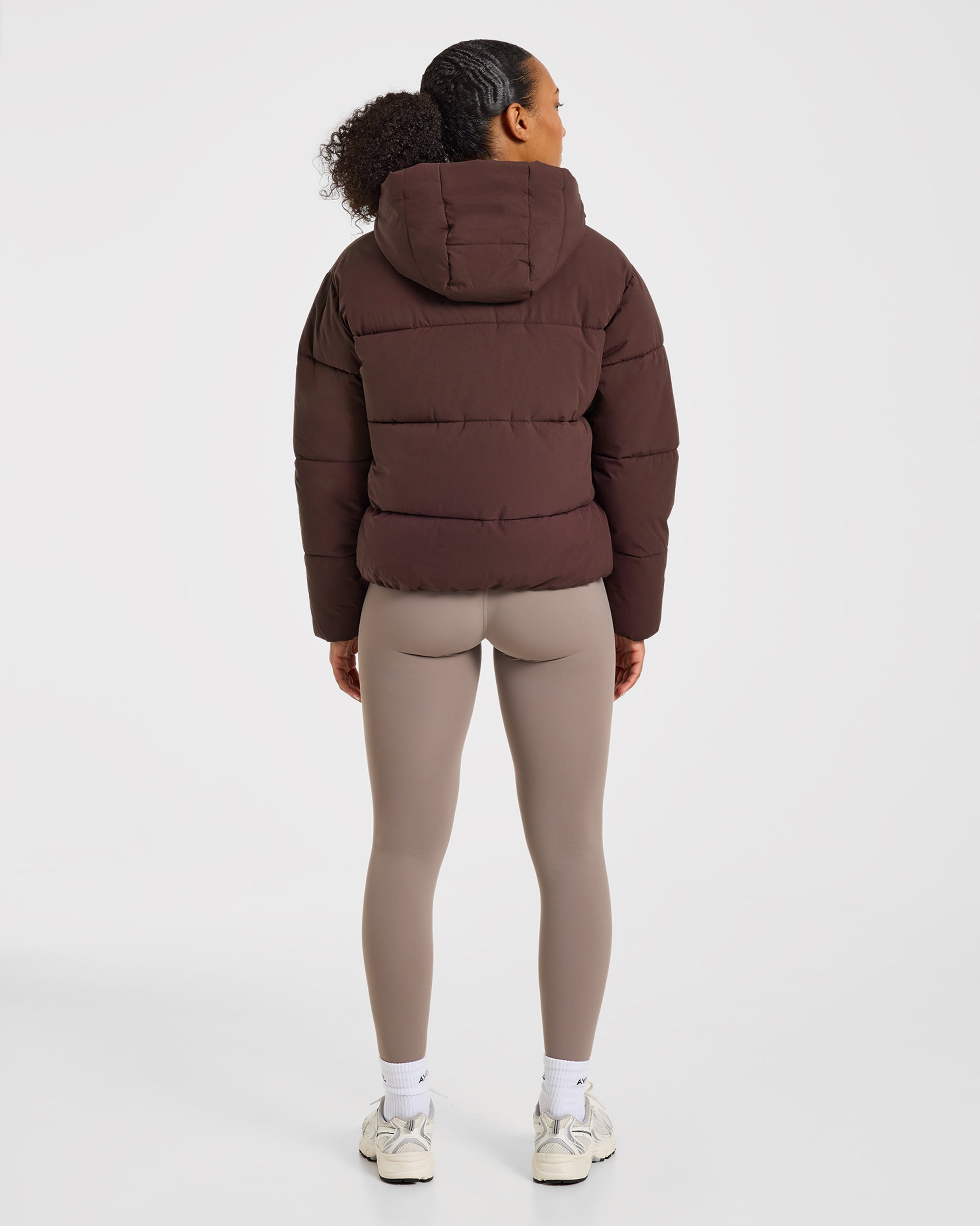 Signature Puffer Coat - Cocoa Braun