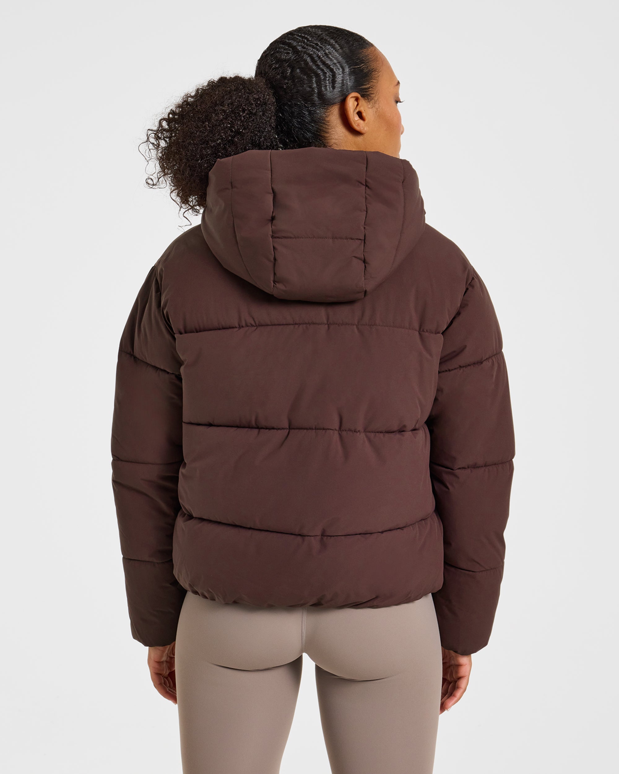 Signature Puffer Coat - Cocoa Braun
