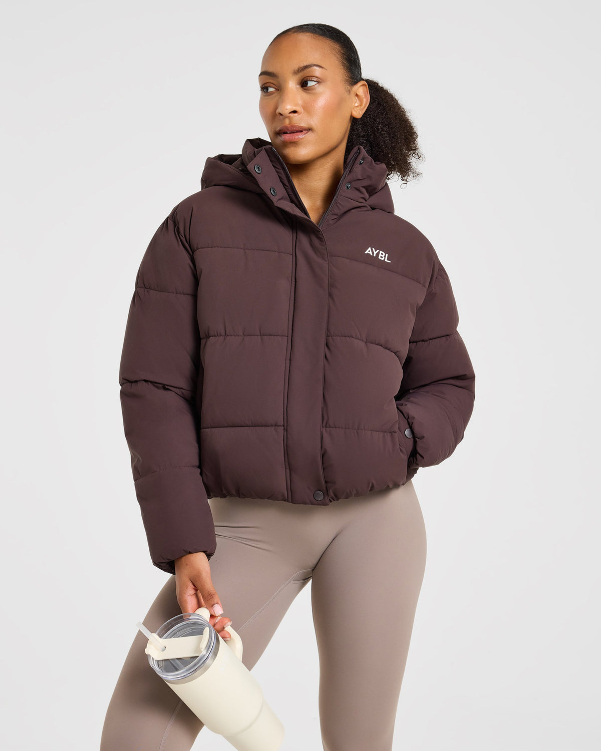 Signature Puffer Coat - Cocoa Braun