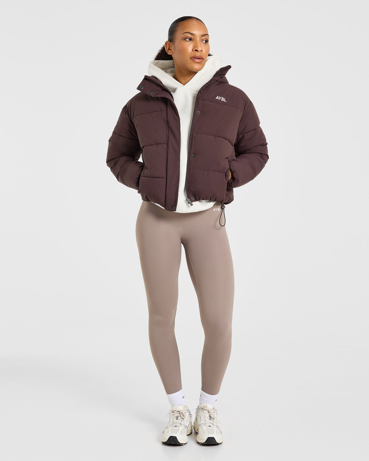 Signature Puffer Coat - Cocoa Braun