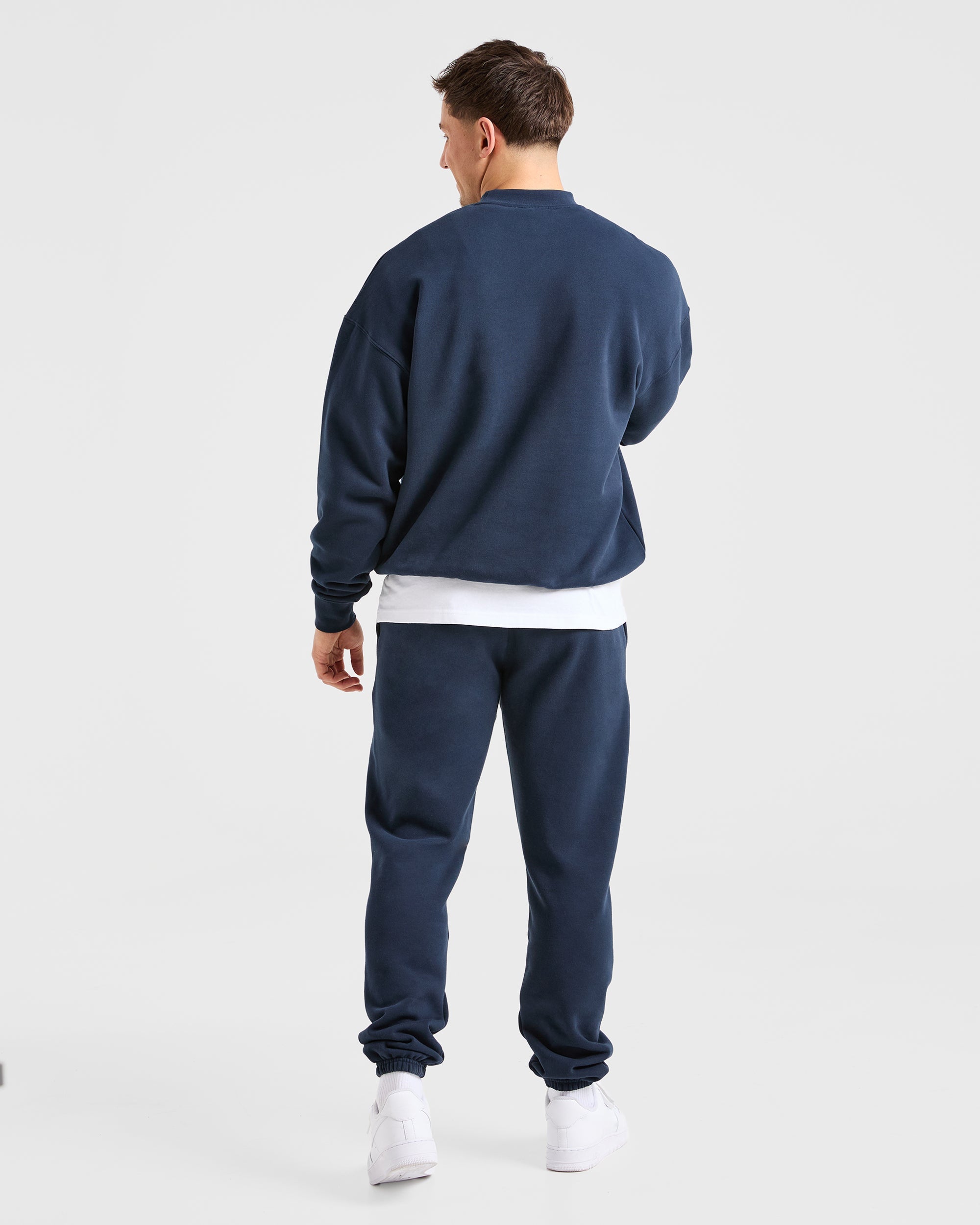 Essential Oversized Sweater - Navy