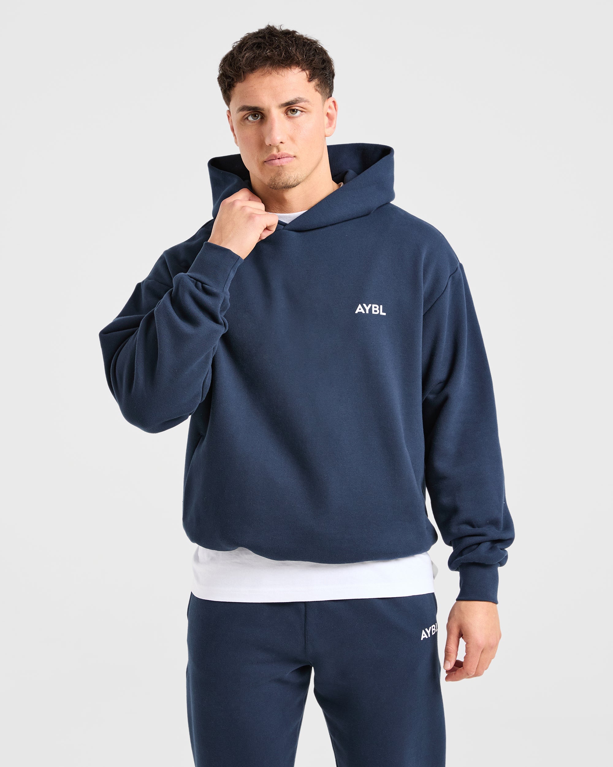 Essential Oversized Hoodie - Navy