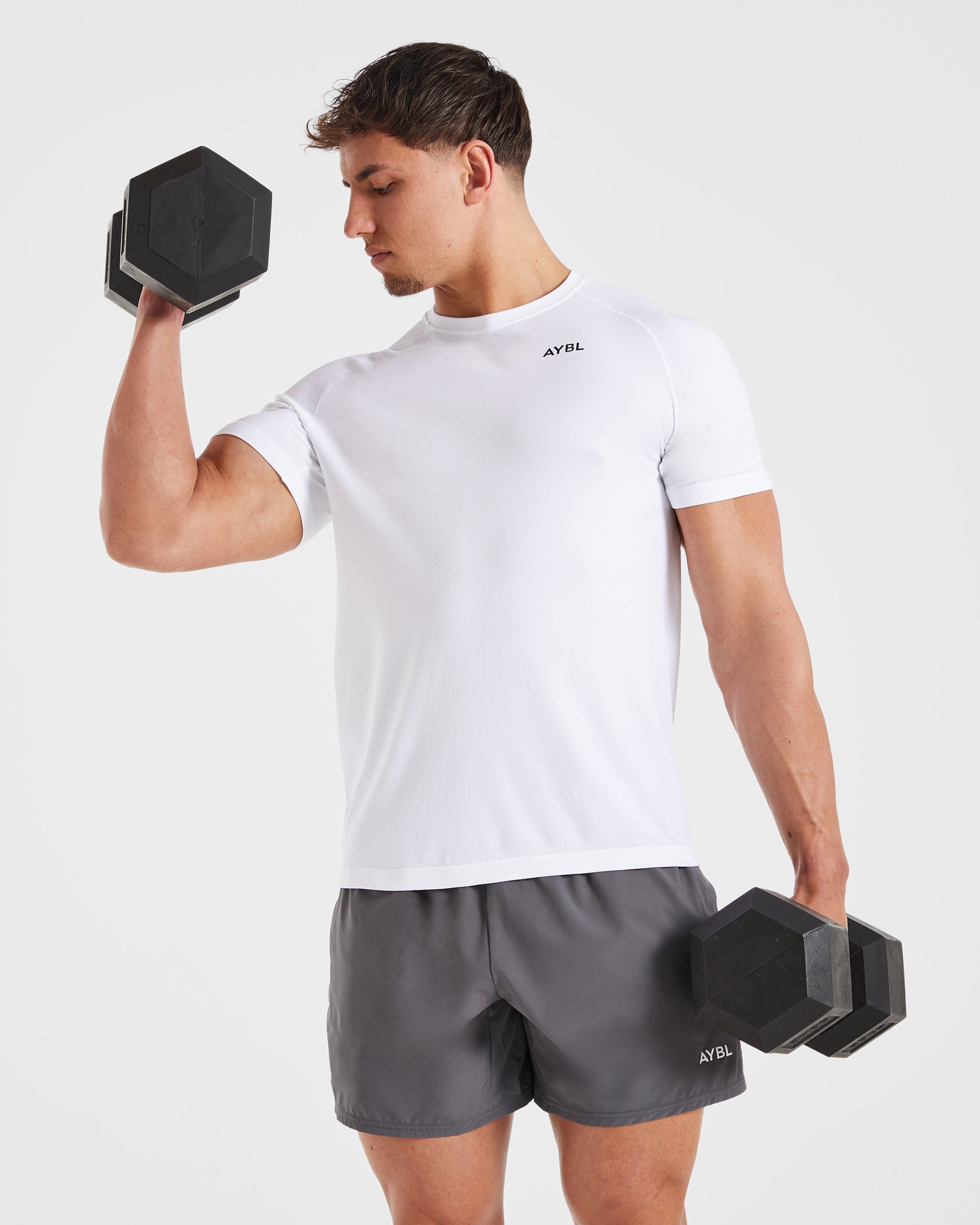 Ascend Seamless T Shirt - Weiß