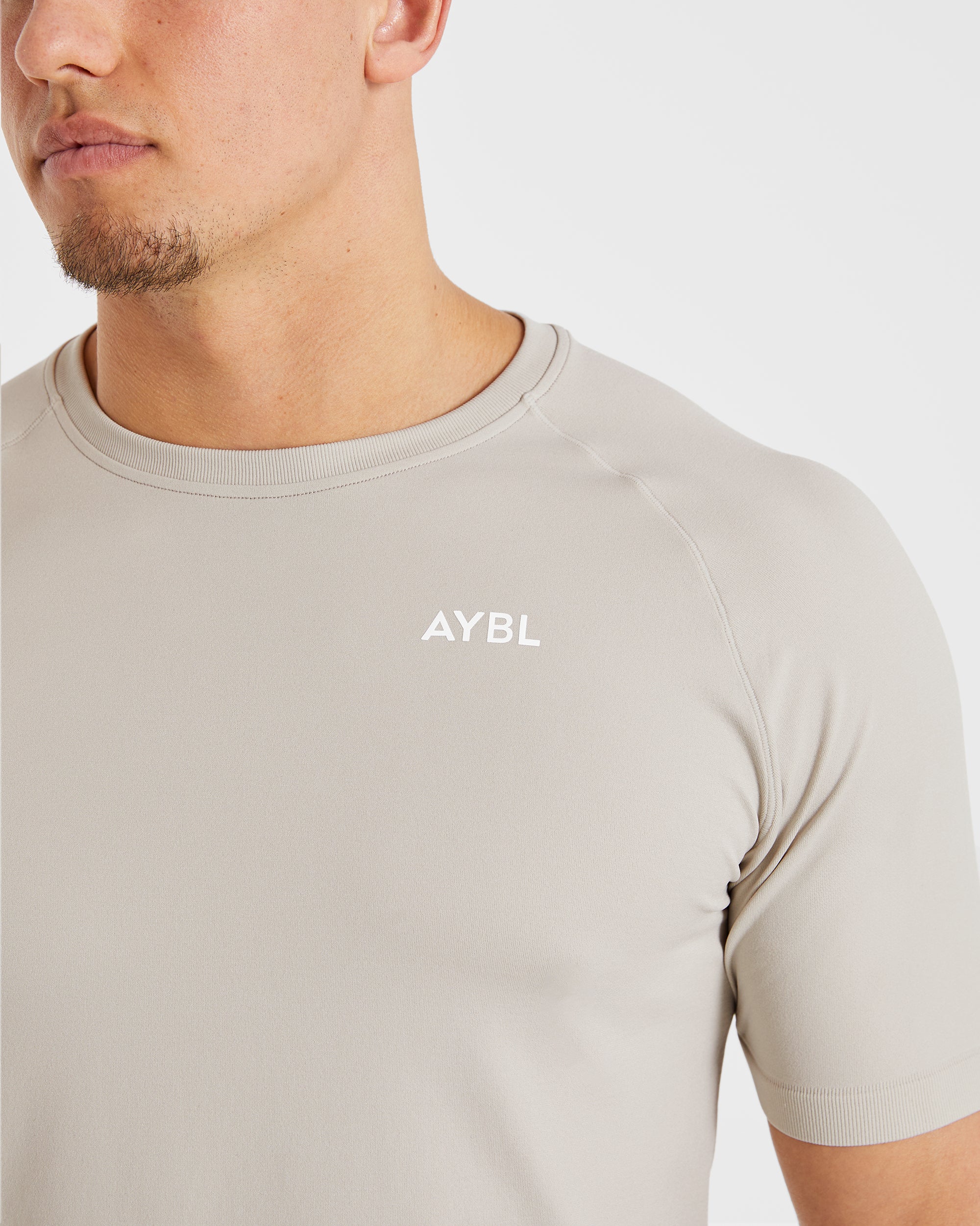 Ascend Seamless T Shirt - Ice Grau