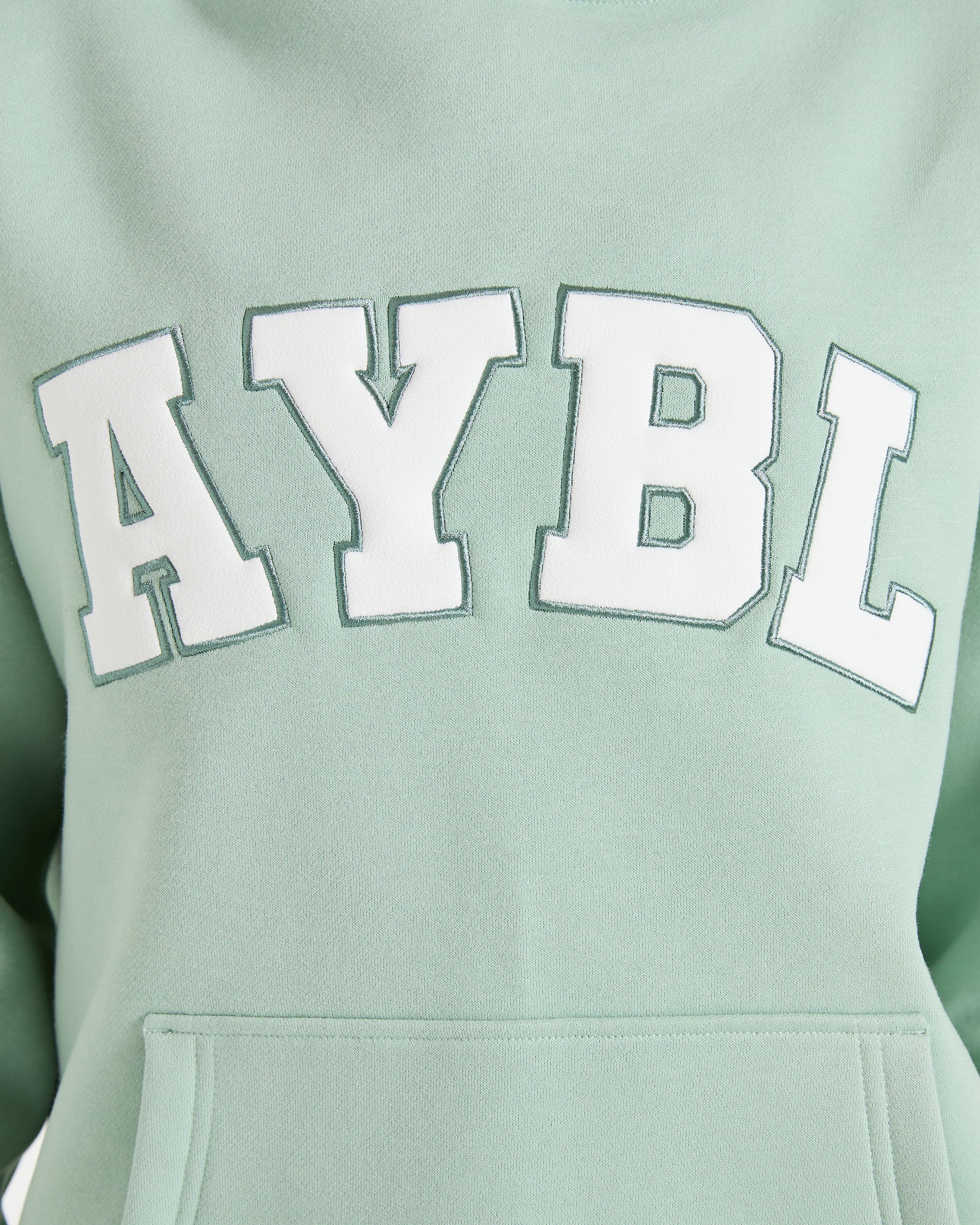 Varsity 2.0 Oversized Hoodie - Sage Grün