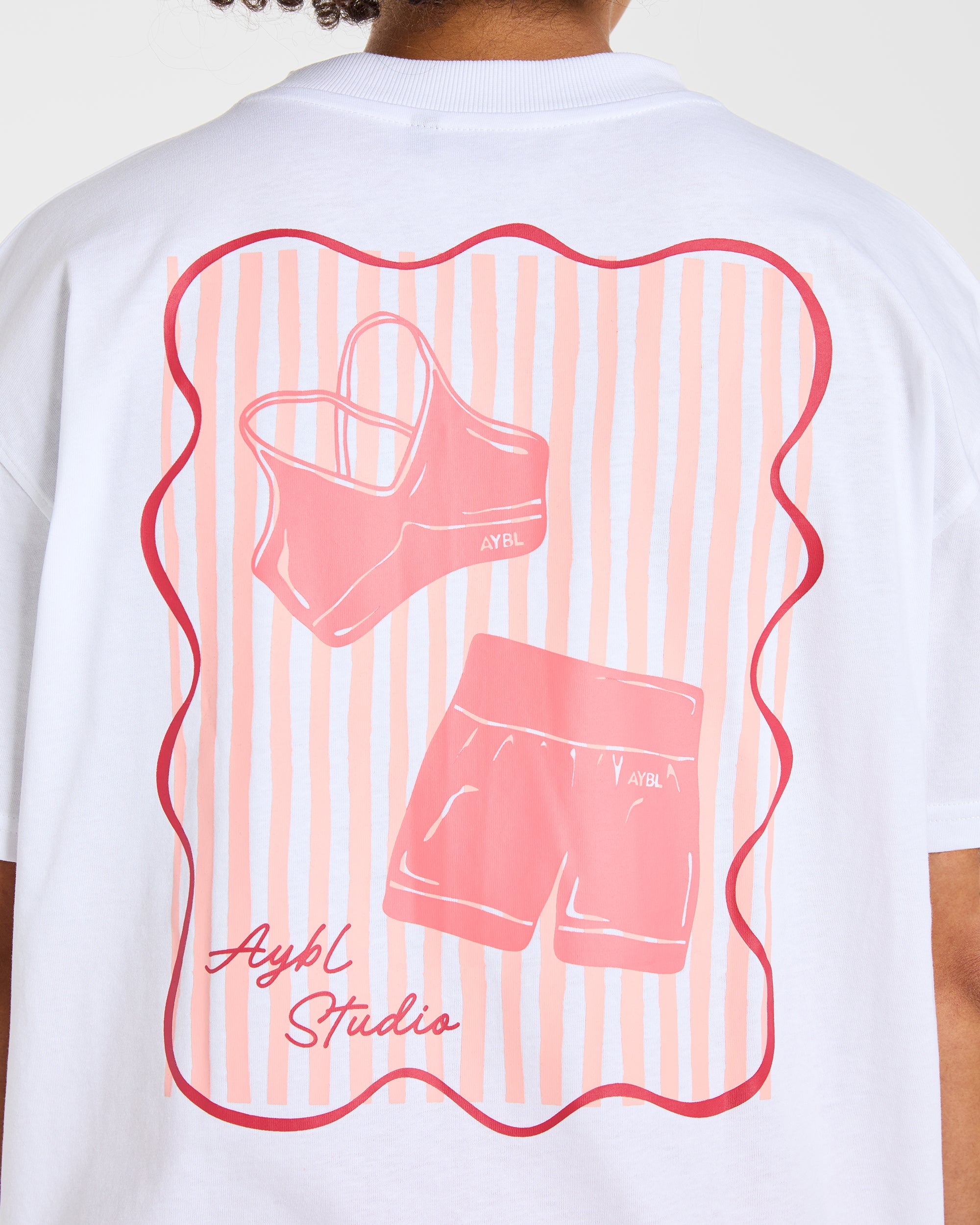 AYBL Studio Oversized T Shirt - Weiß