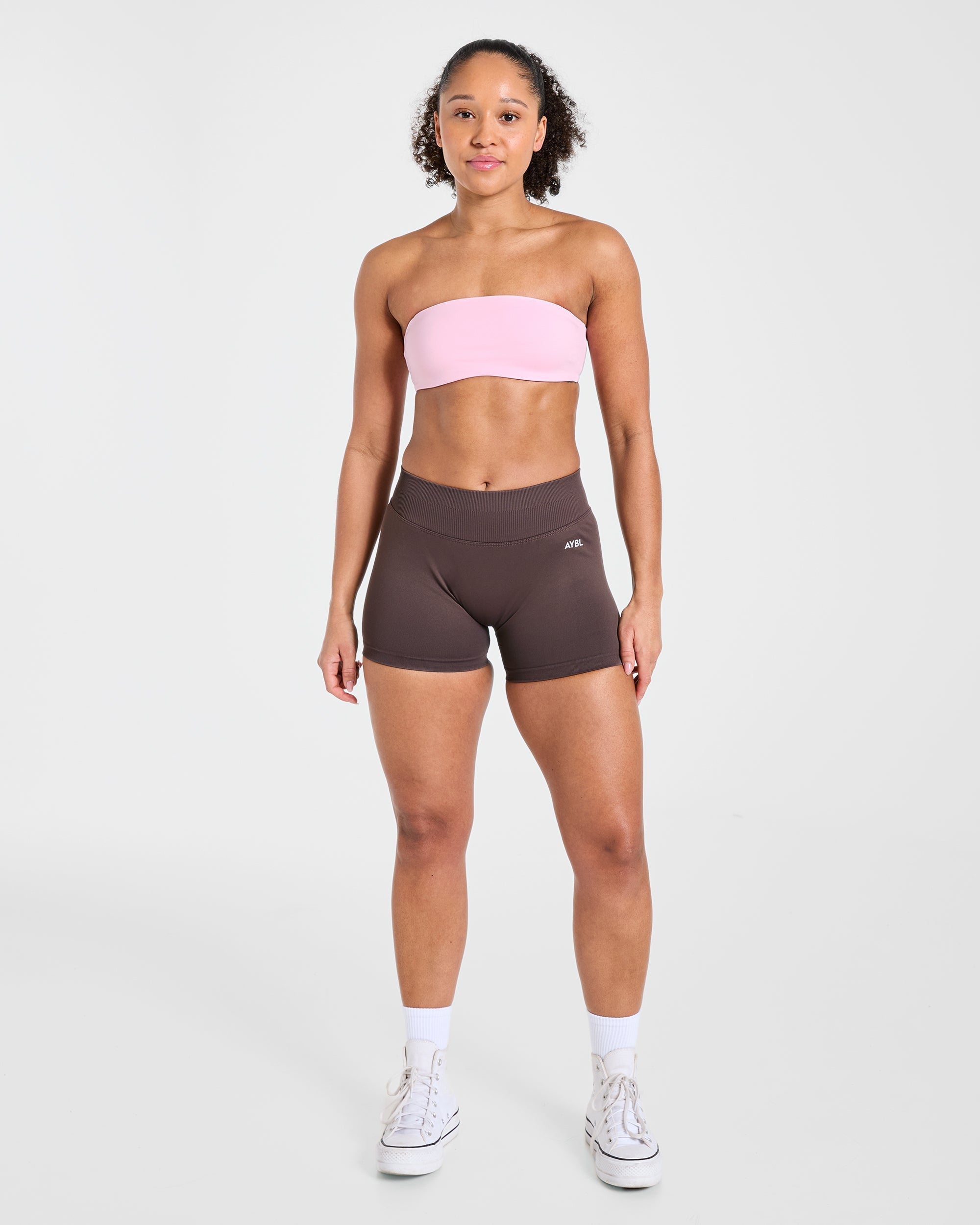 Essential Bandeau Sports Bra - Rosa