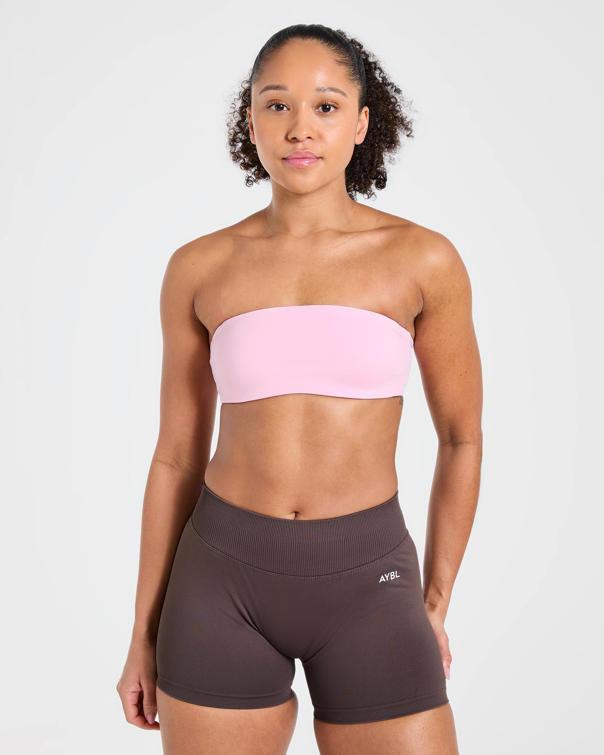 Essential Bandeau Sports Bra - Rosa