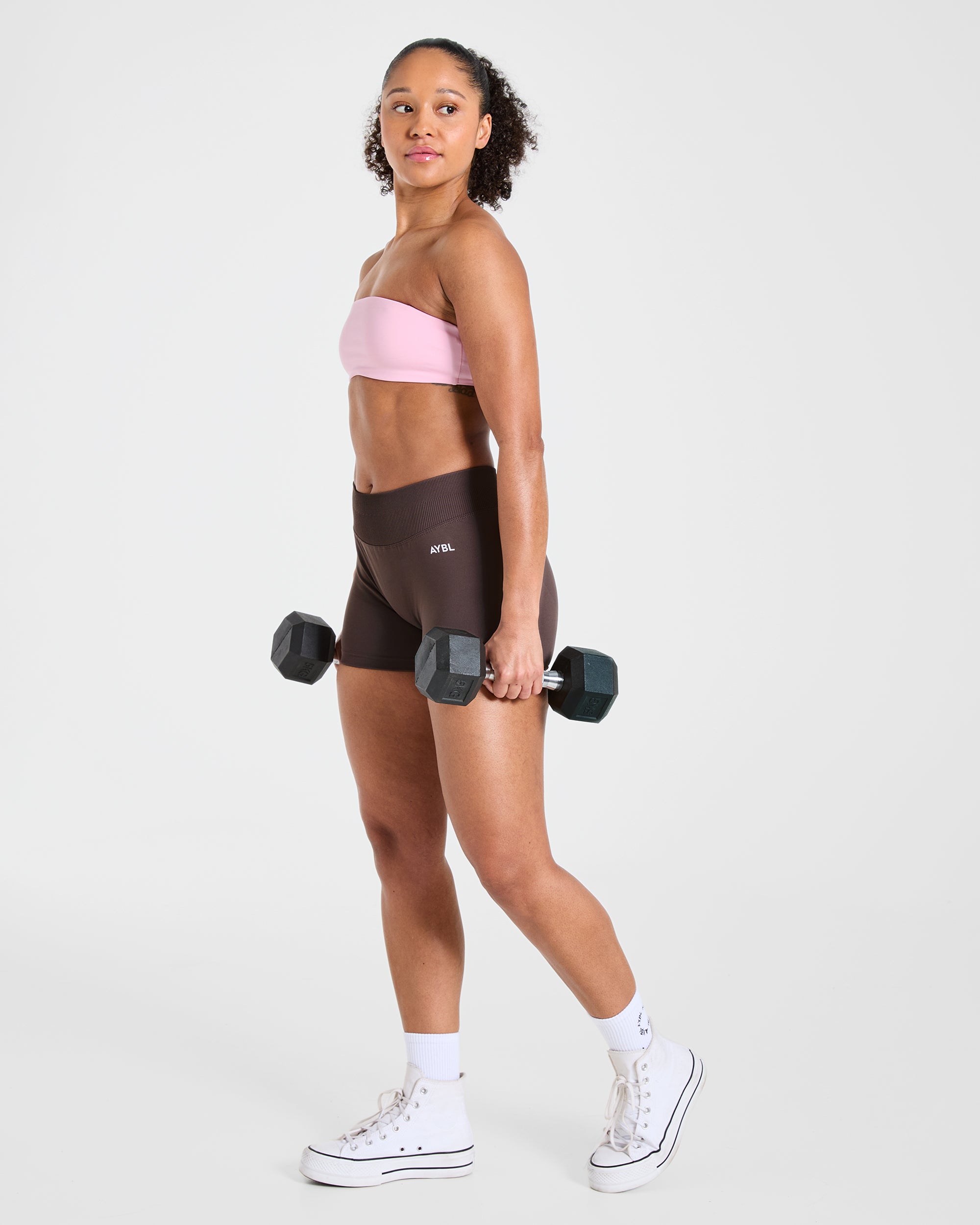 Essential Bandeau Sports Bra - Rosa